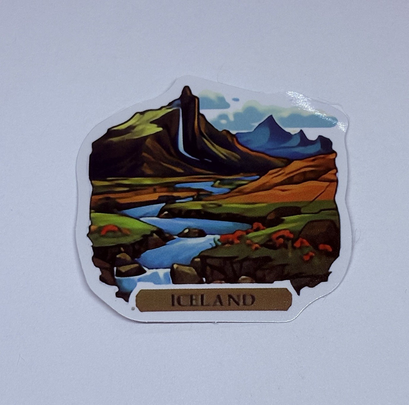 Iceland Sticker Mountain Landscape Travel Art Decal Vinyl Country Souvenir Tc6