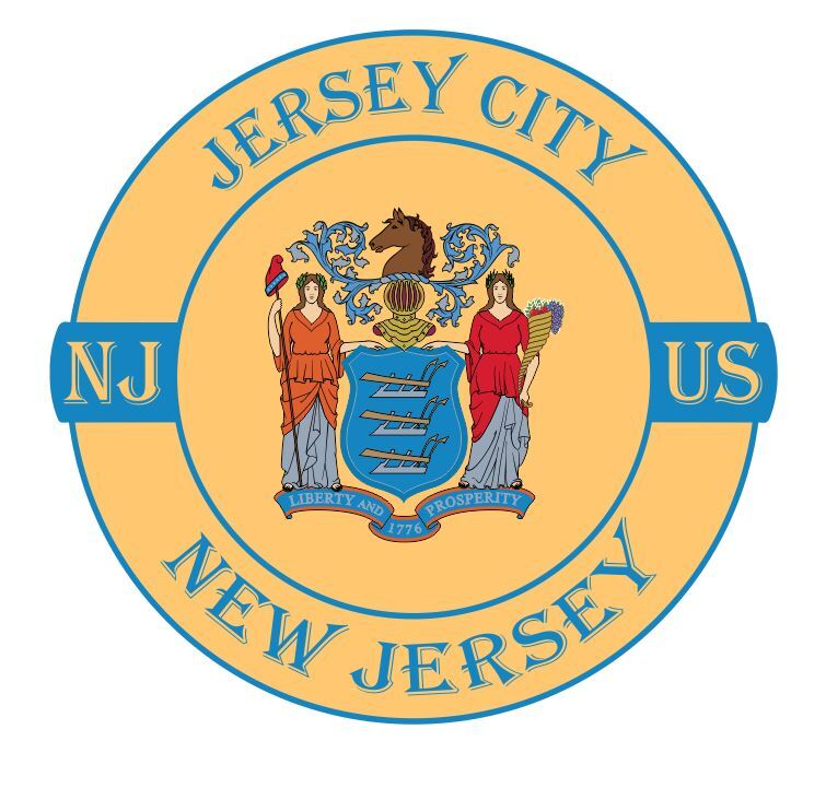 Jersey City New Jersey Sticker Decal A627