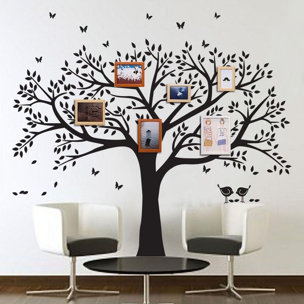 Grant Family Photo Frame Tree Wall Decals Family Tree Decal Living Room Home …