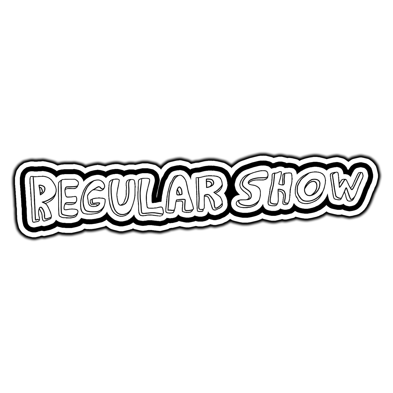 Regular Show Logo #1 Sticker Waterproof Vinyl Decal Die-Cut Laptop Car