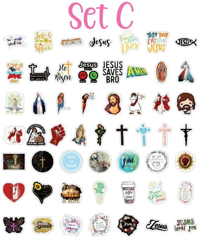 INSPIRATIONAL & RELIGIOUS Vinyl Stickers ~JESUS~Prayer~FAITH~Hope~LOVE~ Decals