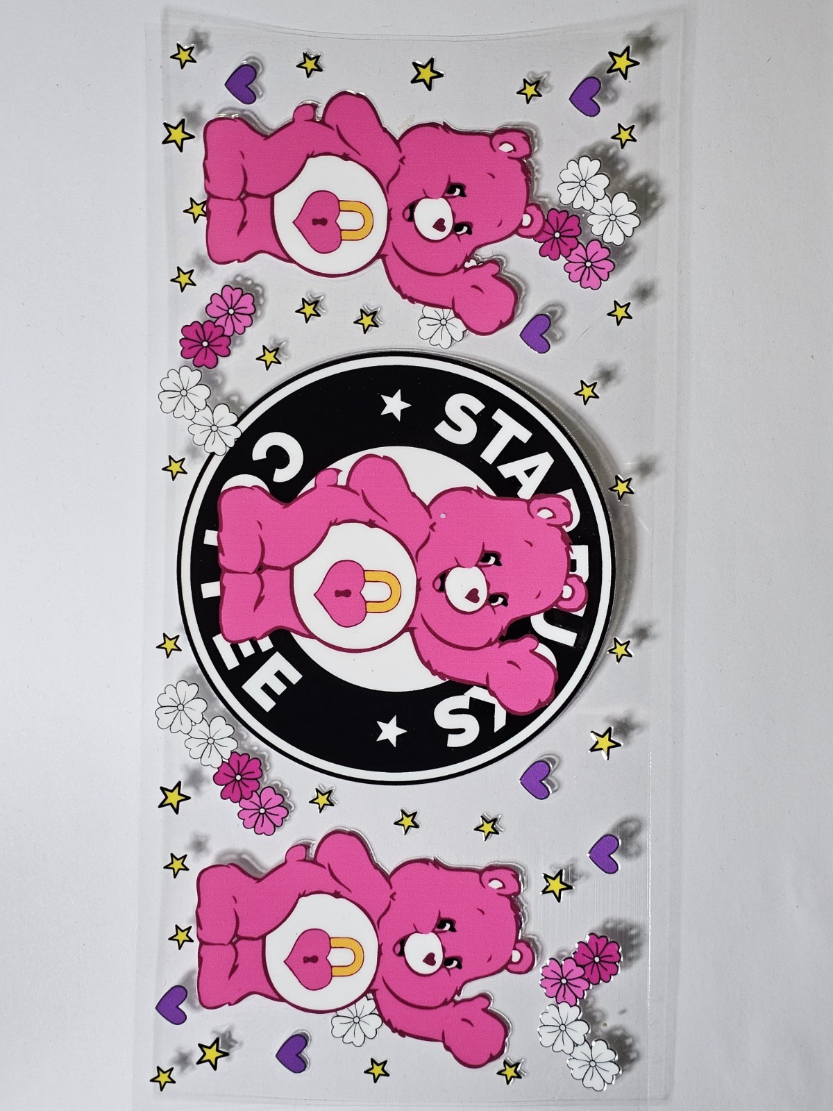 Care Bears UV DTF Transfer Sticker Wrap Tumbler UVDTF BUY 10+ GET COMBINED SHIP