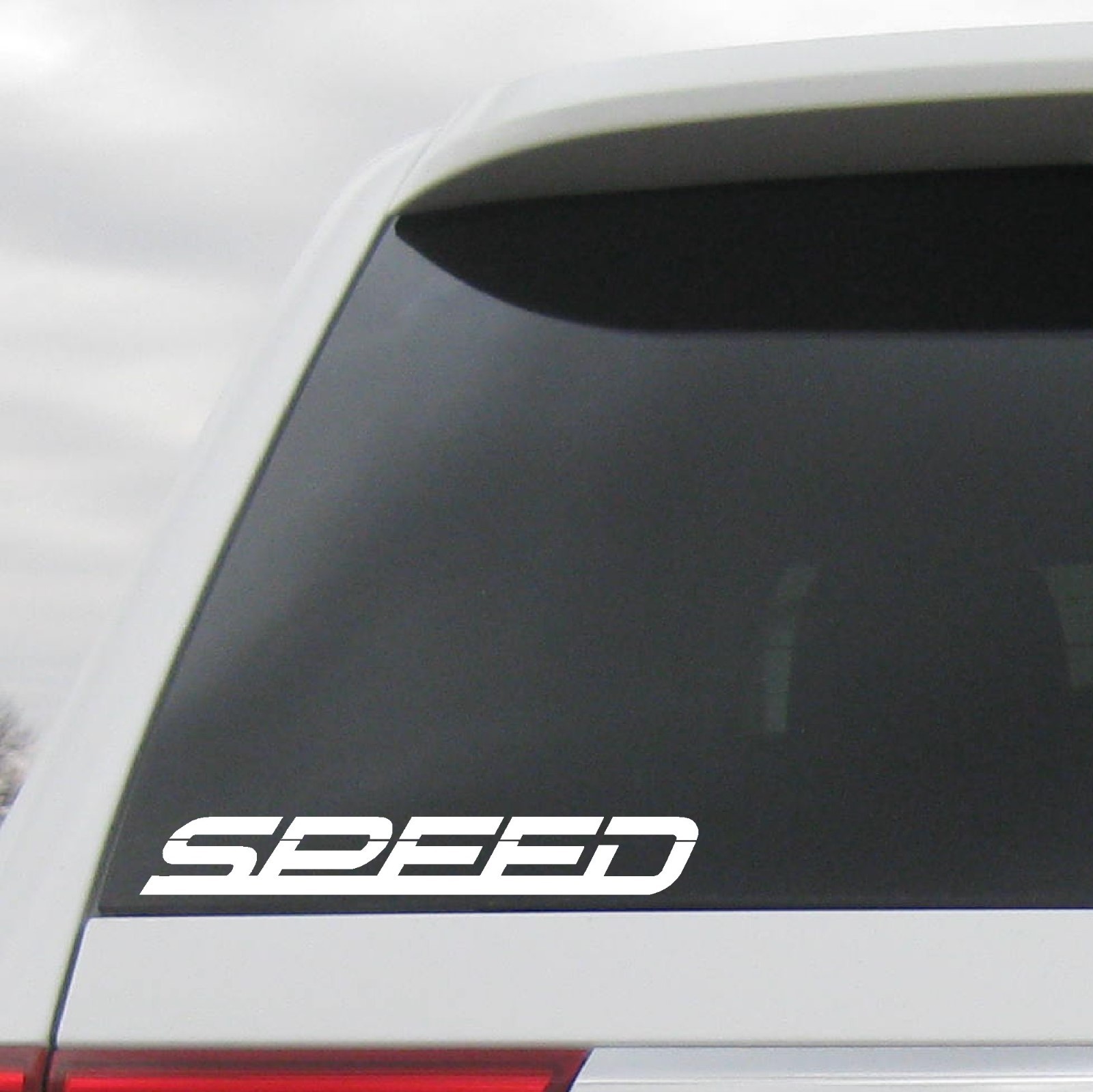 SPEED Decal Sticker JDM GDM KDM Street Sport Auto Racing, 1 SET OF 2