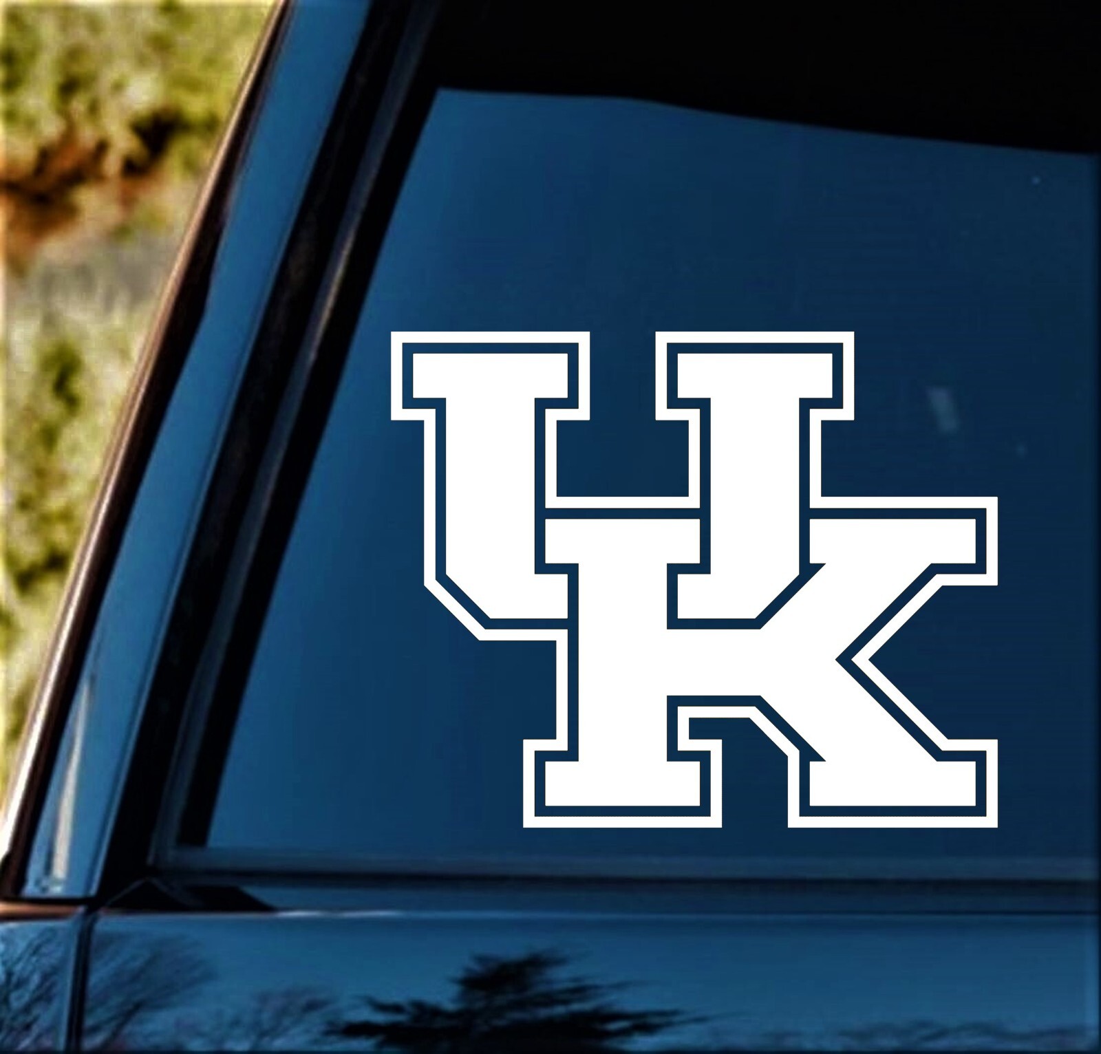 Kentucky Wildcats UK Basketball Logo Vinyl Decal Sticker Car Window Size & Color