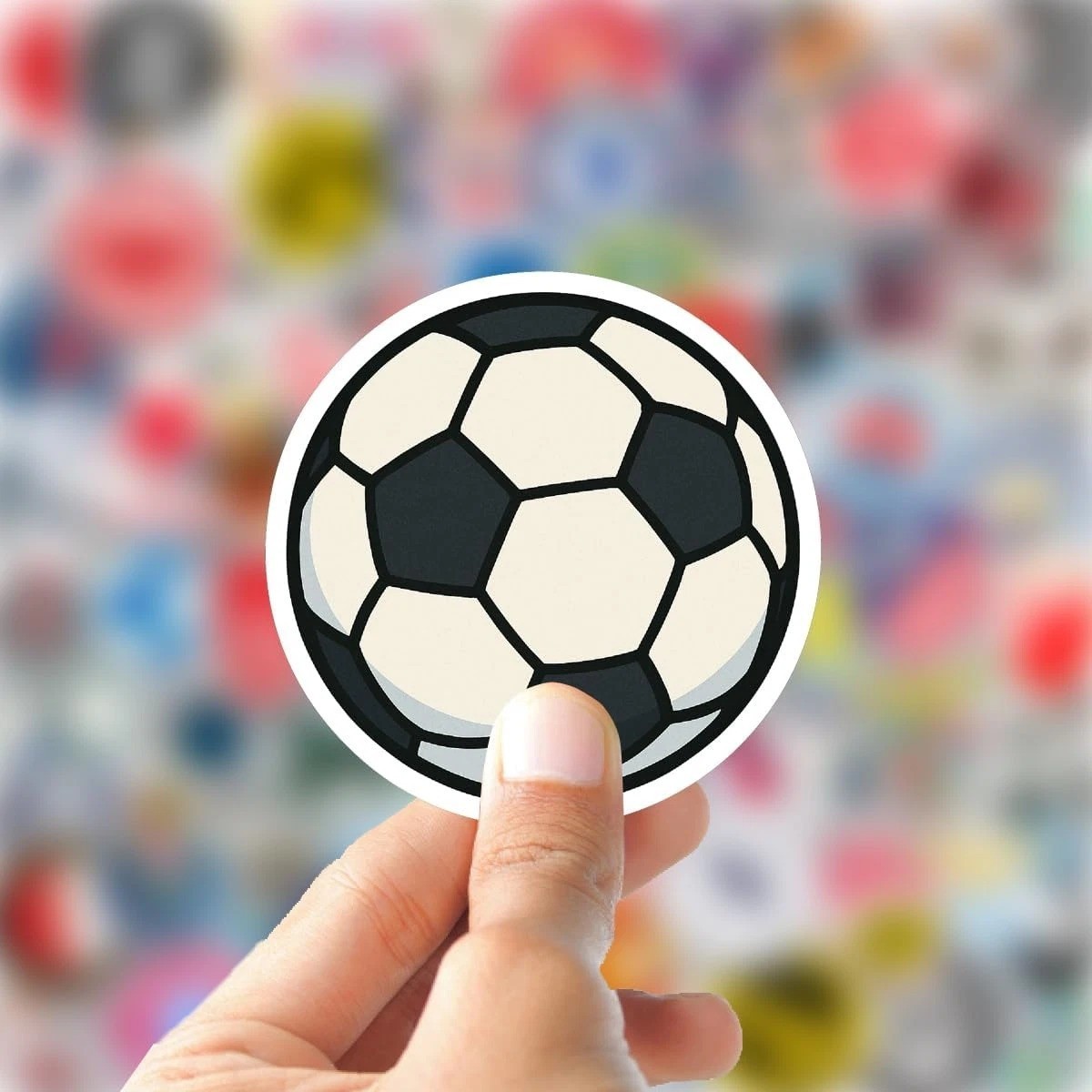 105 Vinyl PVC Soccer Stickers – Perfect for Laptops Water Bottles and Gifts