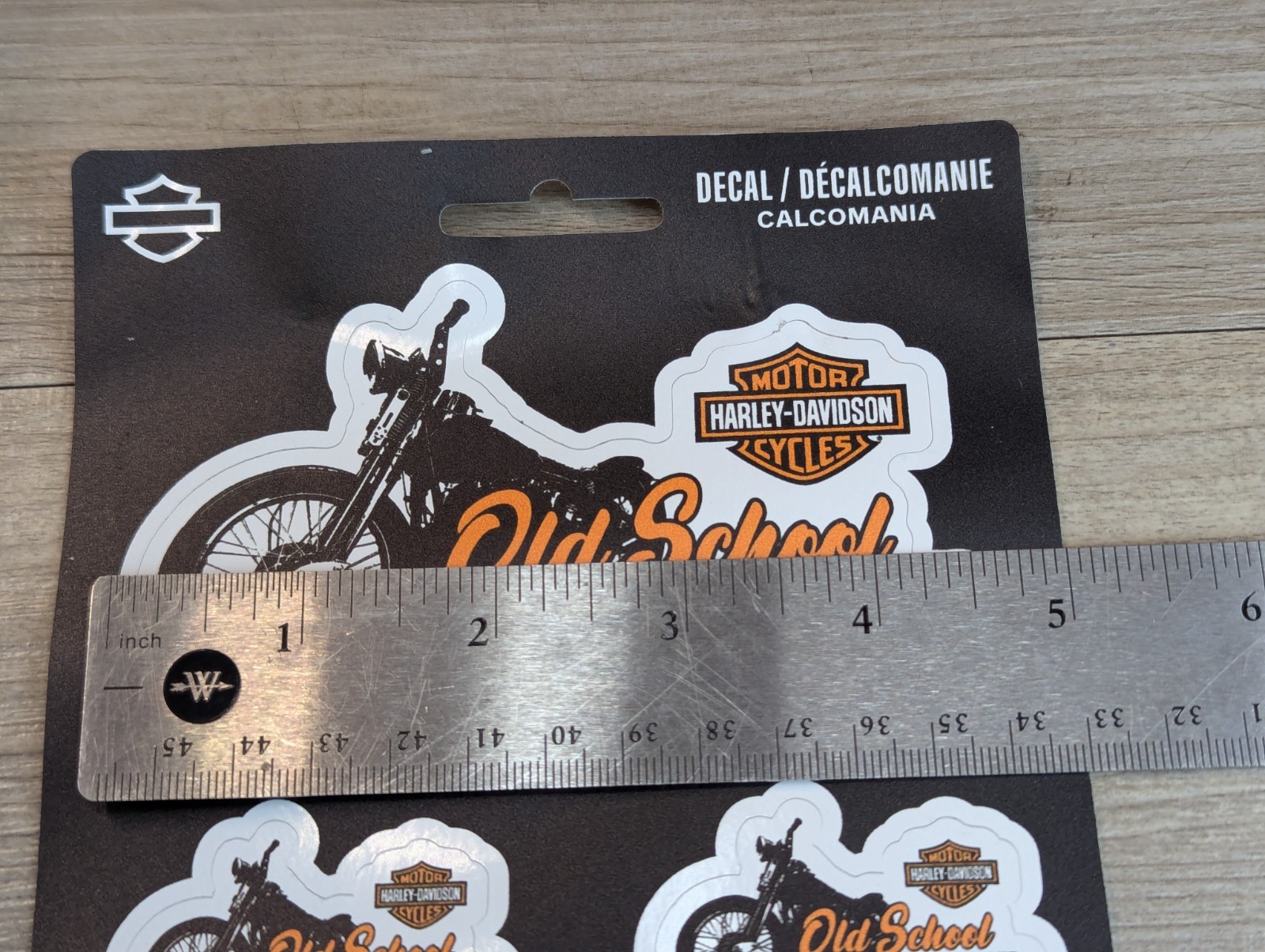 Old School Harley-Davidson Ellington CT Decal Sheet 1 LG 2 SM Chroma 2025