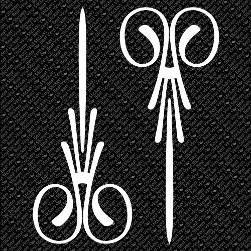 PINSTRIPE SET CHOPPER BIKE FENDER TANK CAR WINDOW VINYL DECAL STICKER (PS-24)