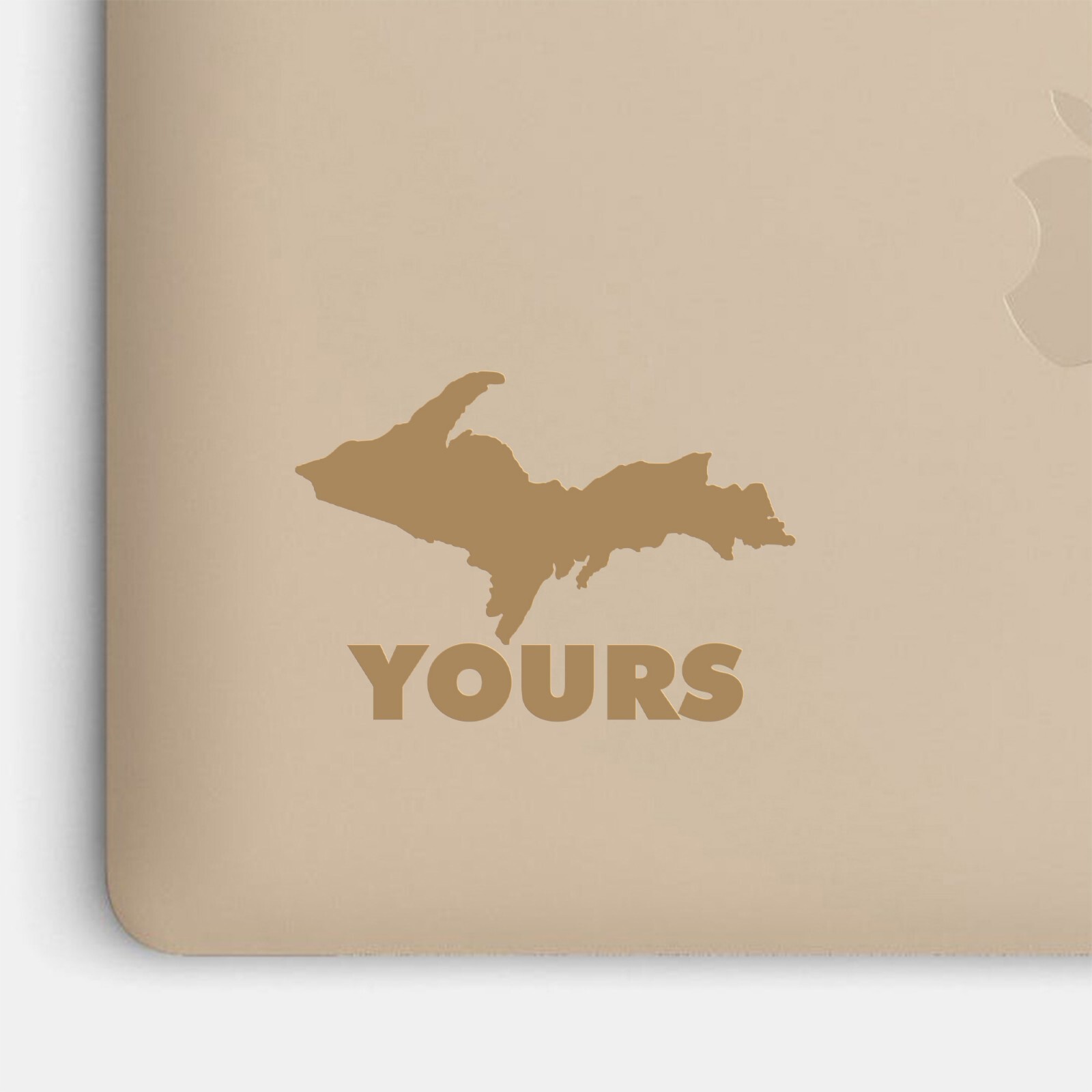 UP Yours Vinyl Decal – Yooper Uppy Humor Sticker – U.P. Michigan MI – 20 Colors