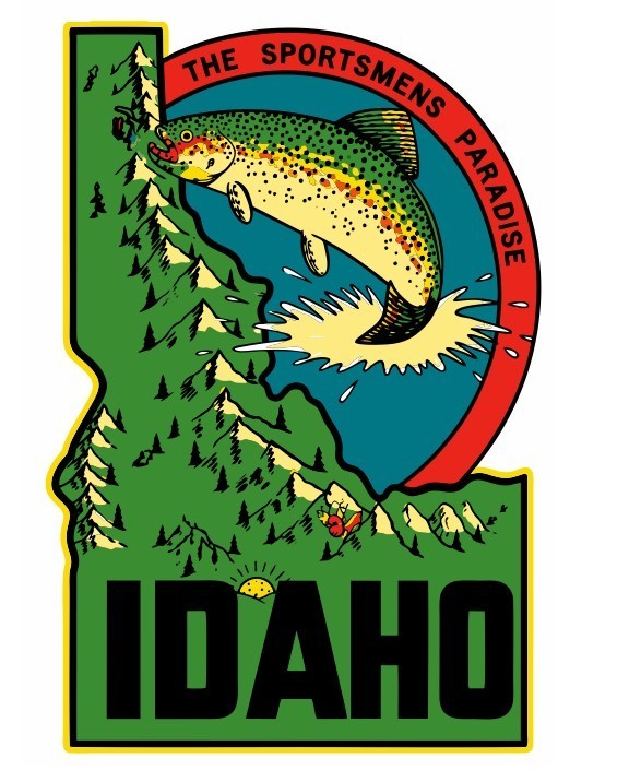 Idaho Vintage Style Sticker Decal R8507