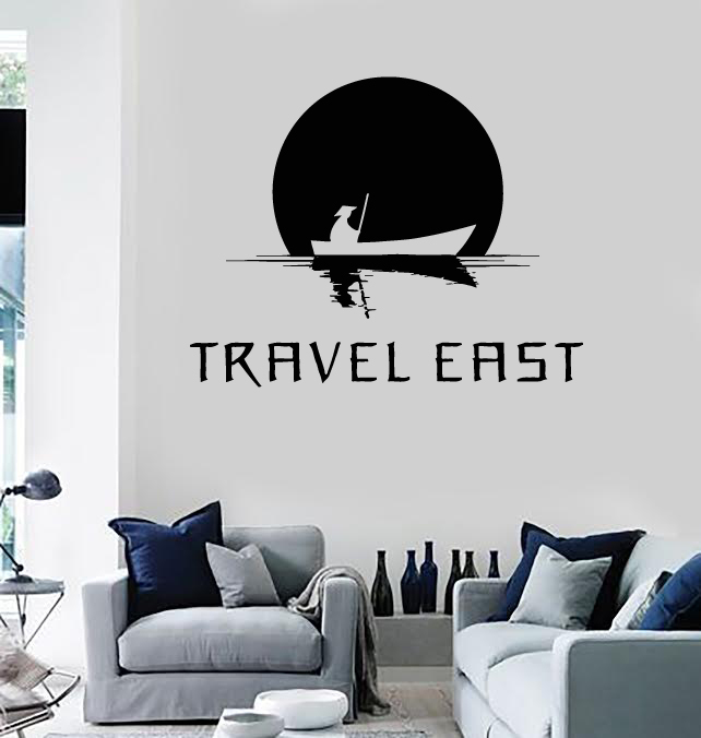 Wall Stickers Vinyl Decal Travel East Inspire Message Oriental Decor (z2068)