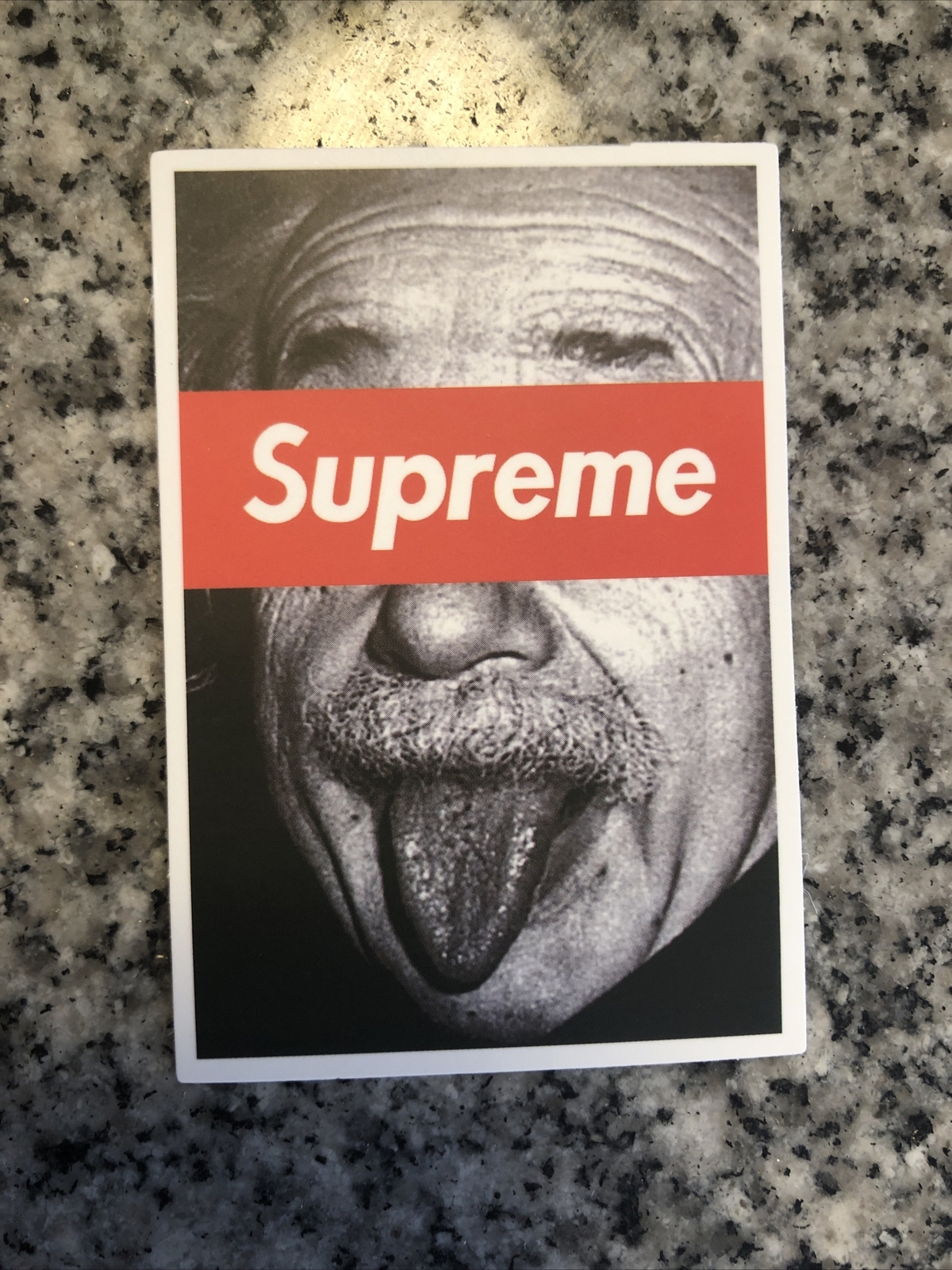 1 Supreme Albert Einstein Sticker