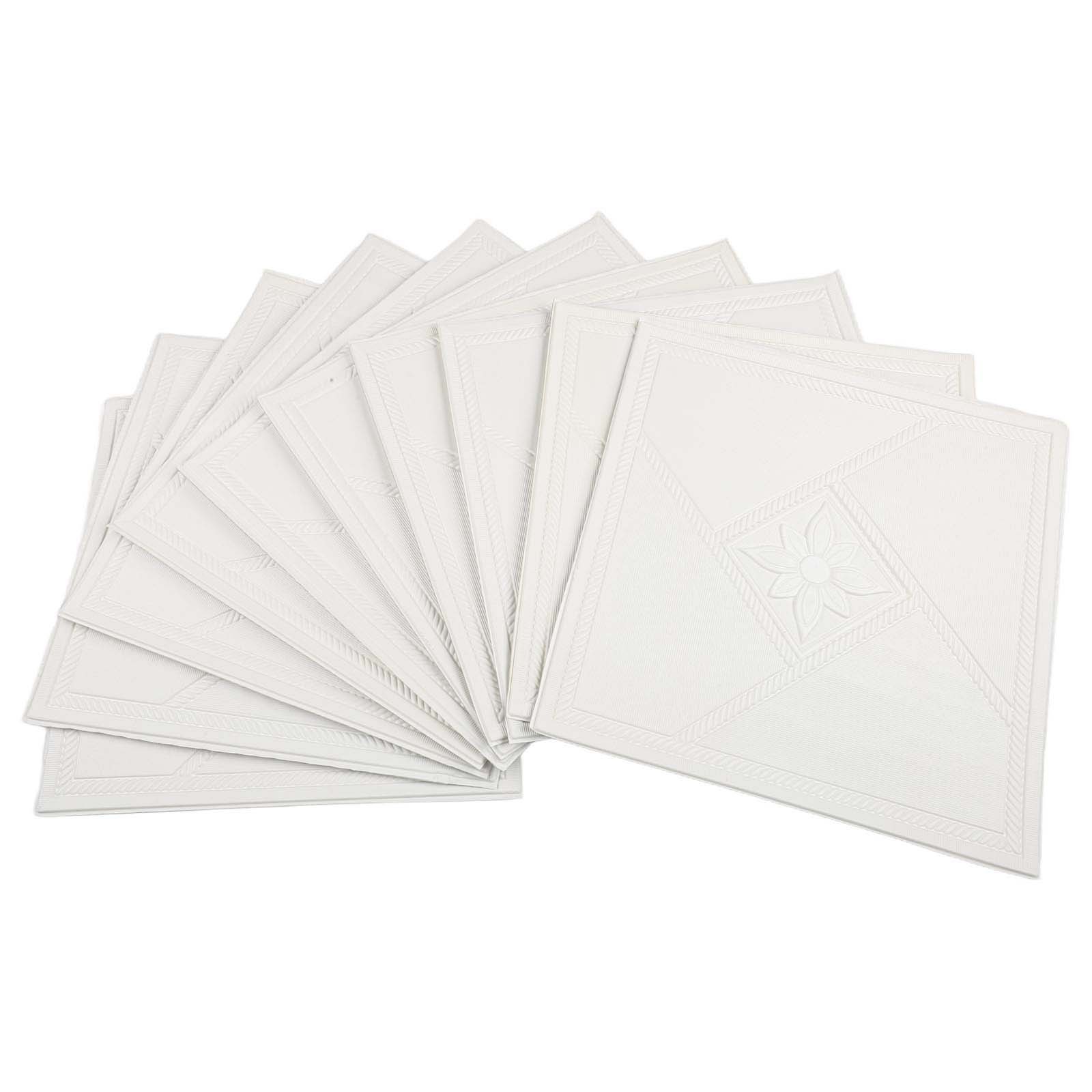 Home and Office Decorative Wall Stickers Set of 10 Waterproof XPE Foam Options
