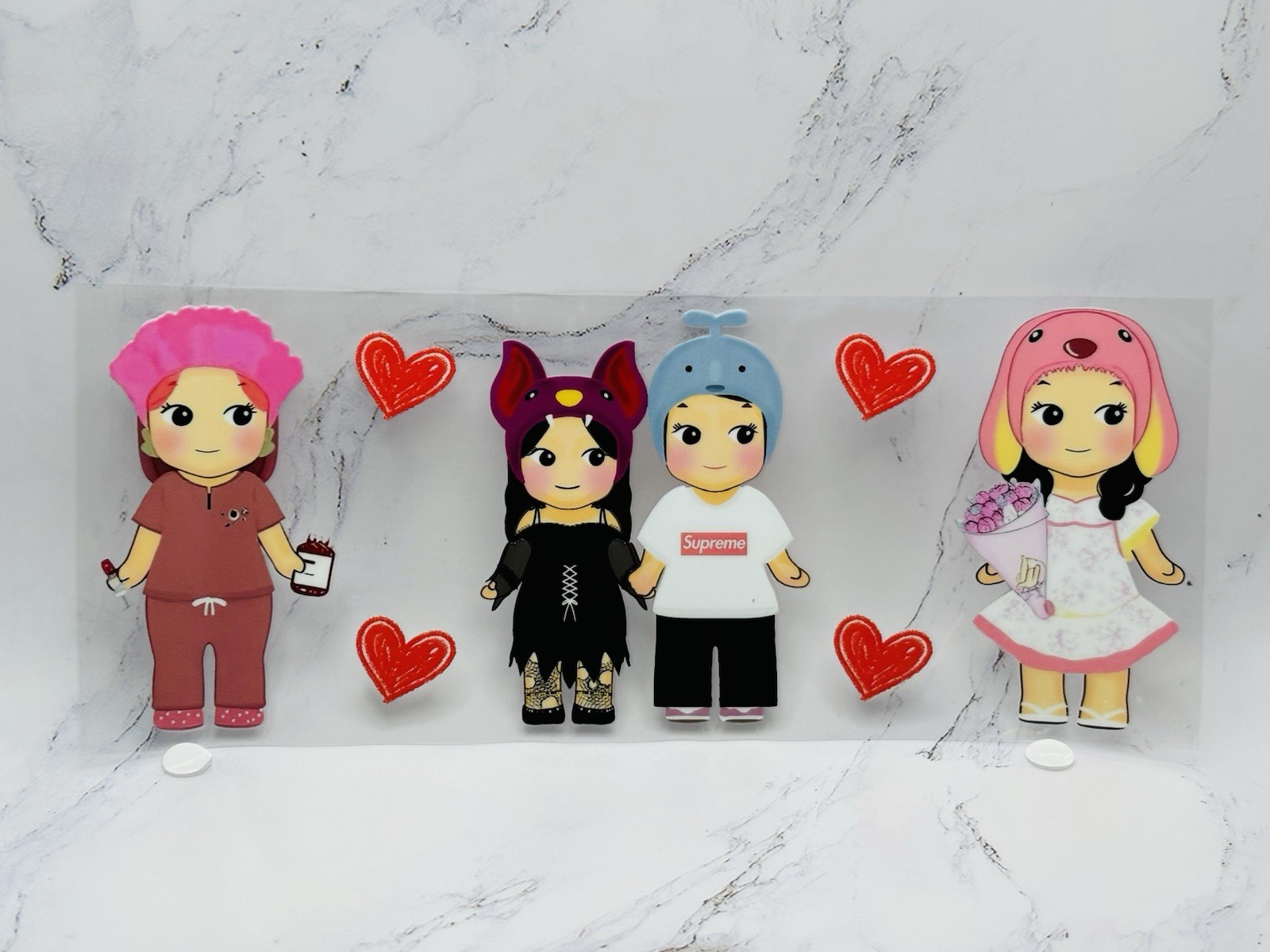 Sonny Angel UV DTF Transfer Sticker Wrap Bottles Laptop ⭐️9.5 x 4 Inches TC248