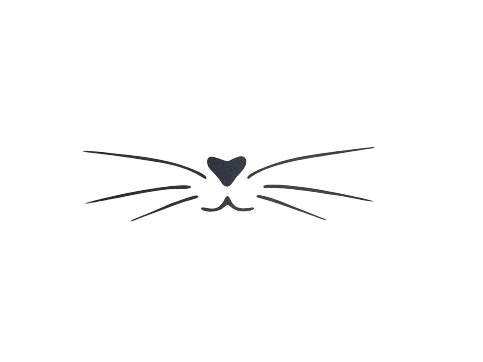 Kitty Whisker Decal for car Windows Laptops most Smooth Surfaces