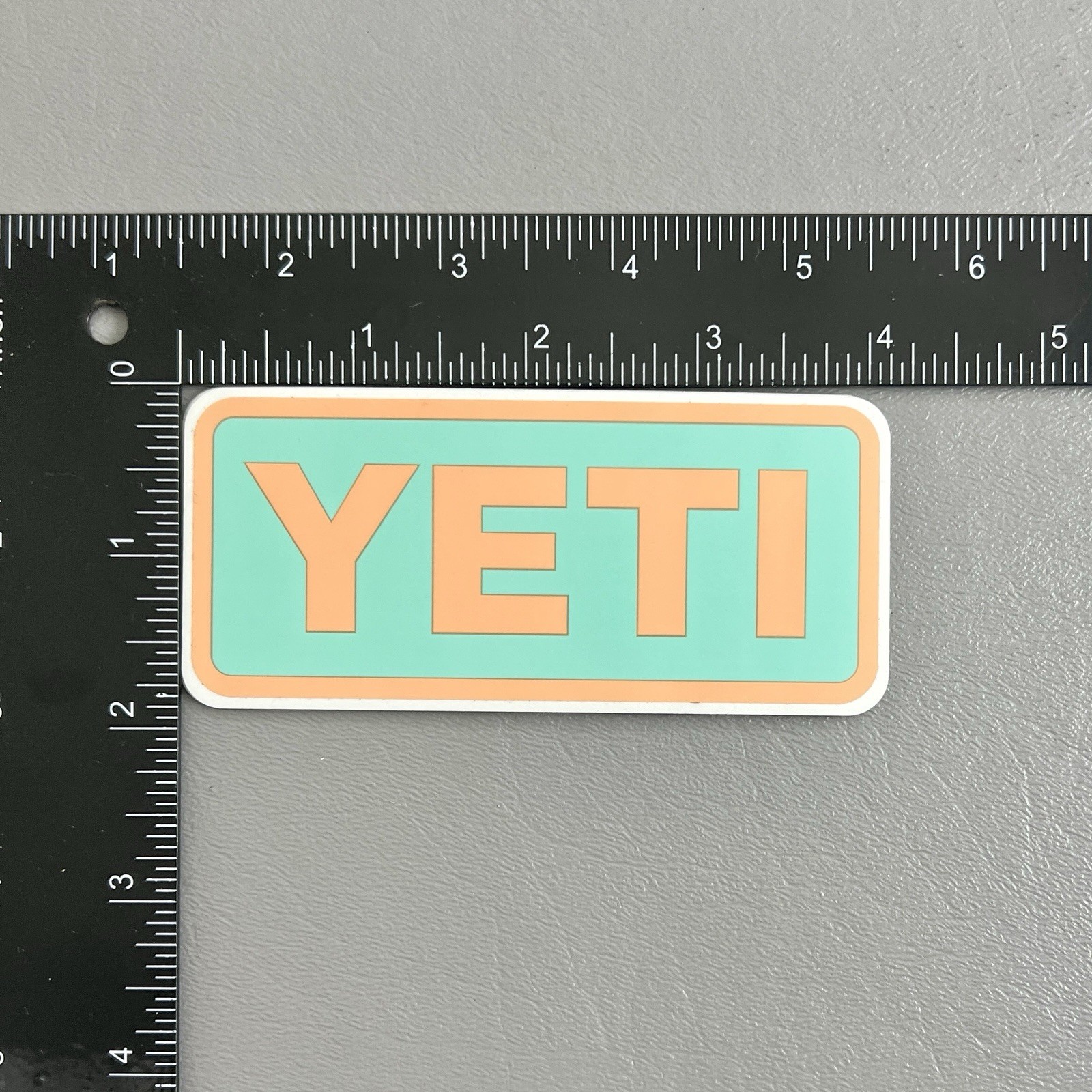 Lot Of 5 Assorted Colors New Authentic YETI 2×4" Logo Sticker Decals