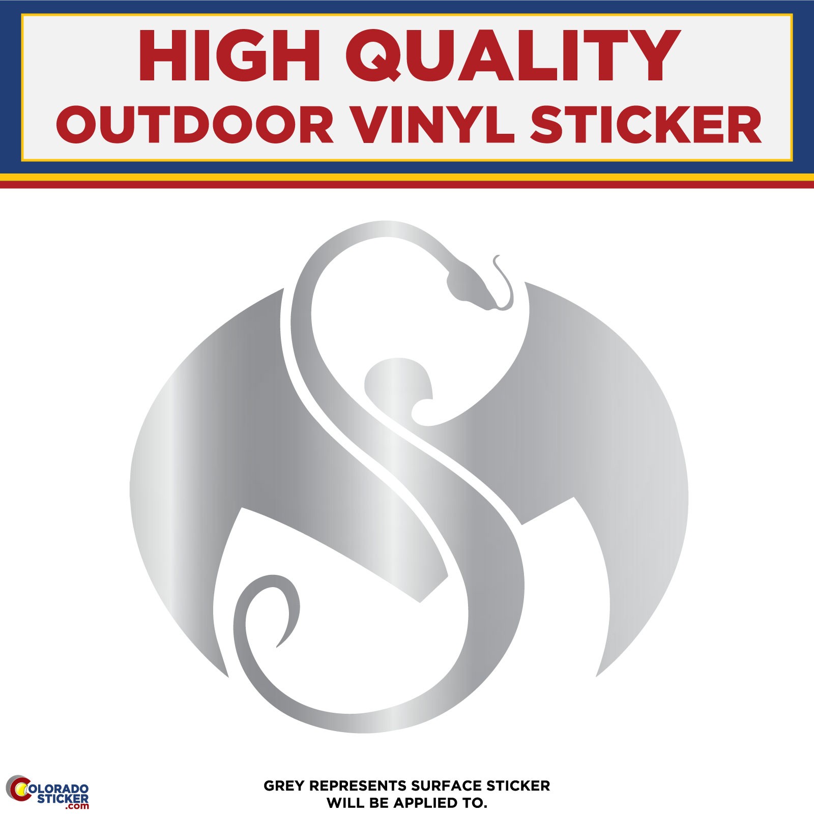 Strange Music Snake & Bat , High Quality Die Cut Vinyl Sticker Decal