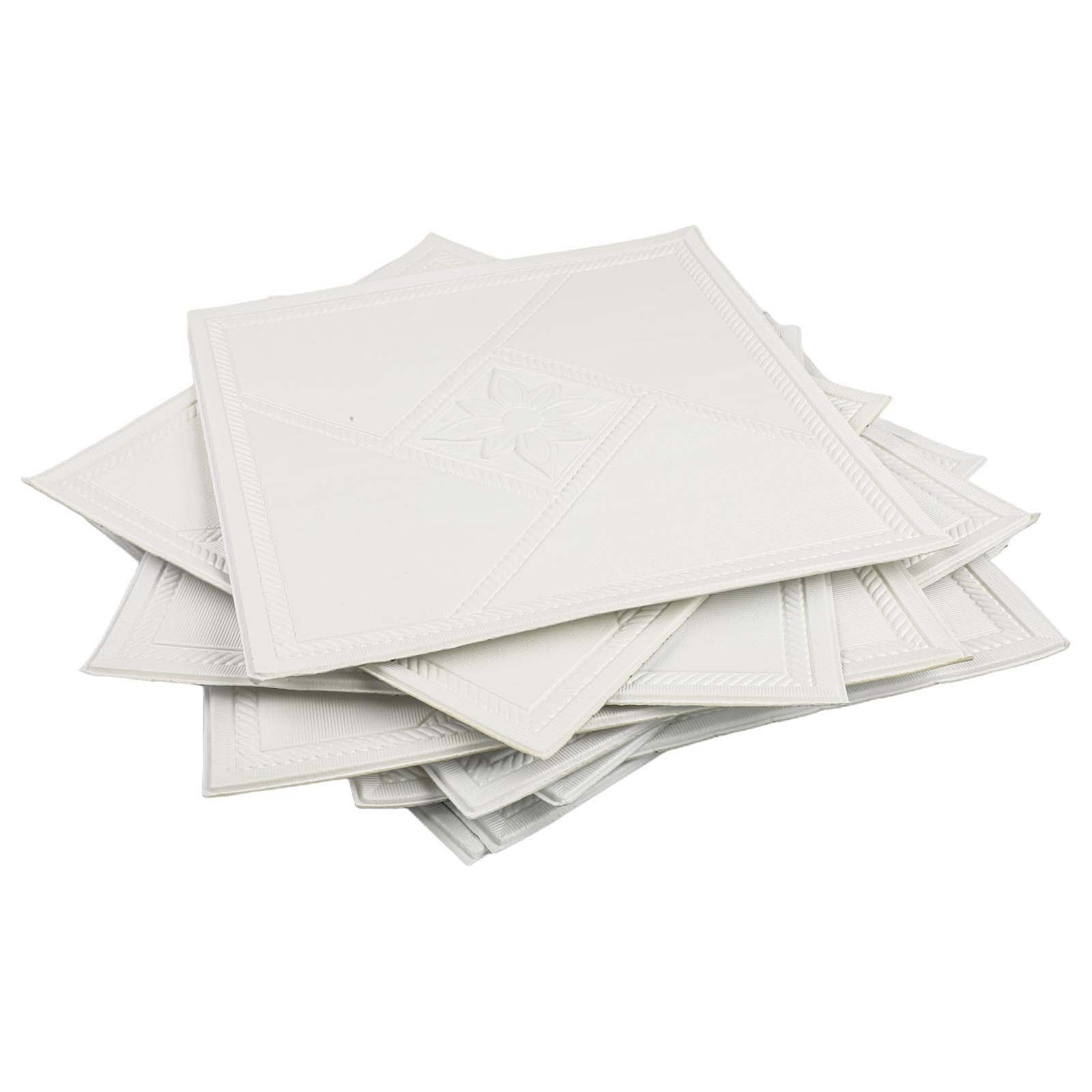 Home and Office Decorative Wall Stickers Set of 10 Waterproof XPE Foam Options