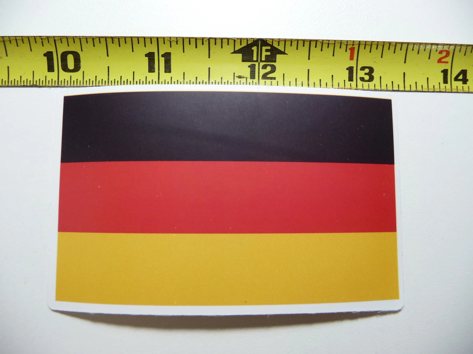 GERMANY FLAG SMALL STICKER DECAL COUNTRY PRIDE NATION GOVERNMENT FUNNY