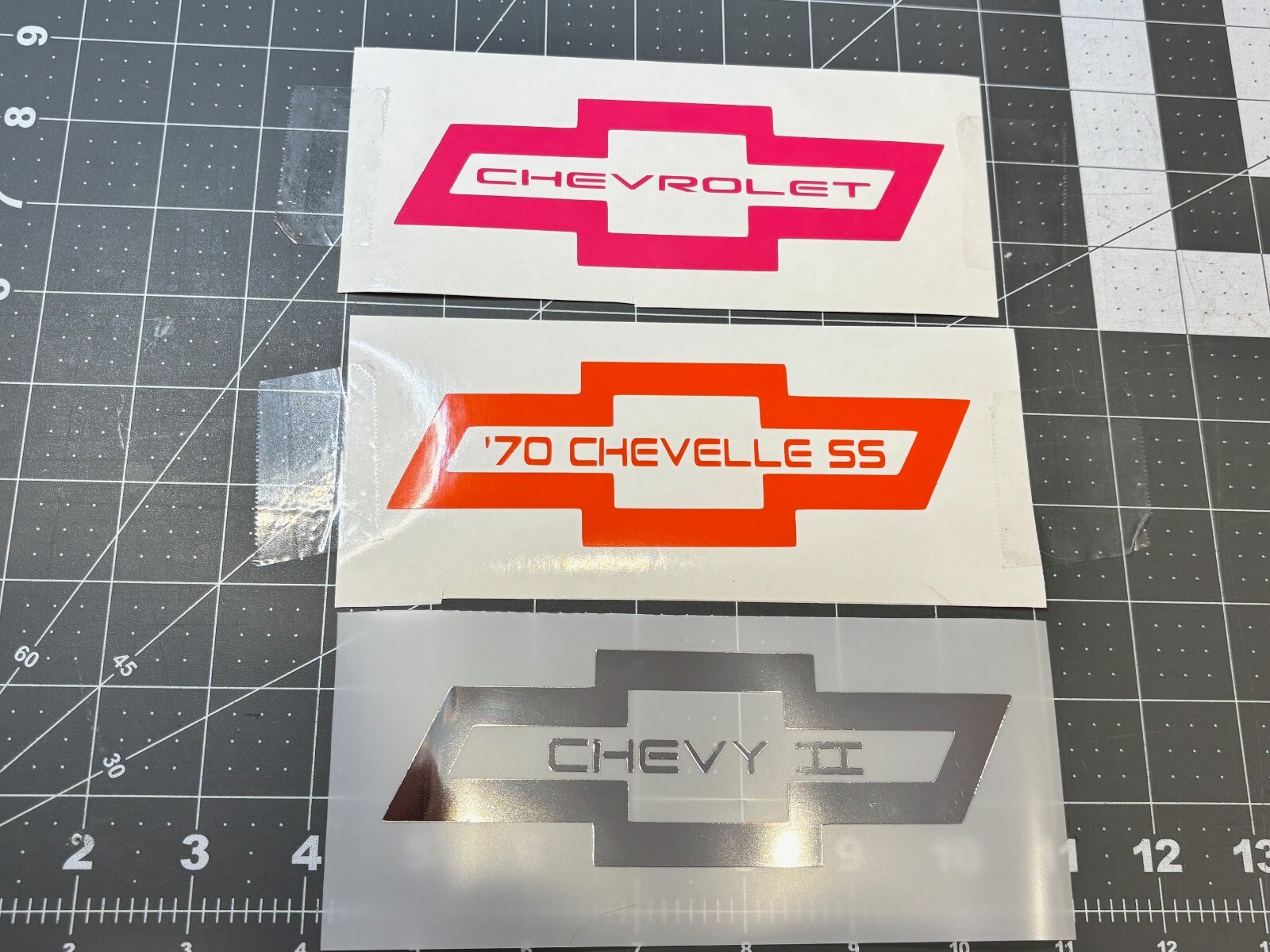 Personalized Chevy Bowtie Vinyl Decal MANY Size & Color Options & FREE Ship
