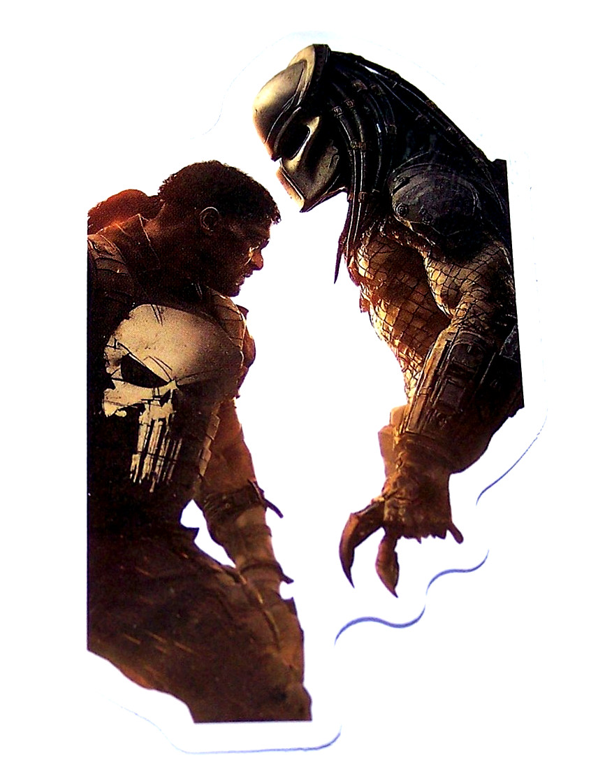 Predator – The Punisher Alien Hunter Cut Sticker Movie Action Sci-Fi Horror Film