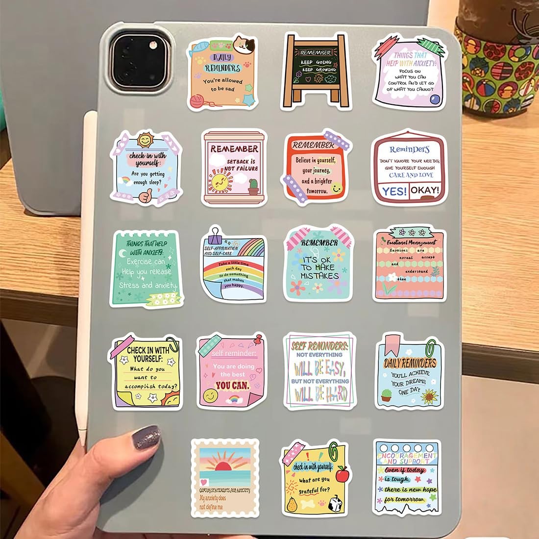 Varazz Affirmation Stickers Mental Health Pack
