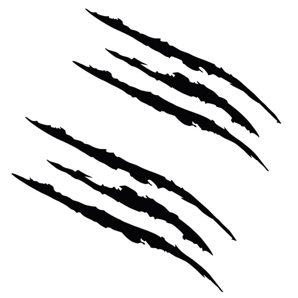 2PCS Claw Marks Decal Sticker Waterproof Headlight Decal Vinyl Sticker Decal …