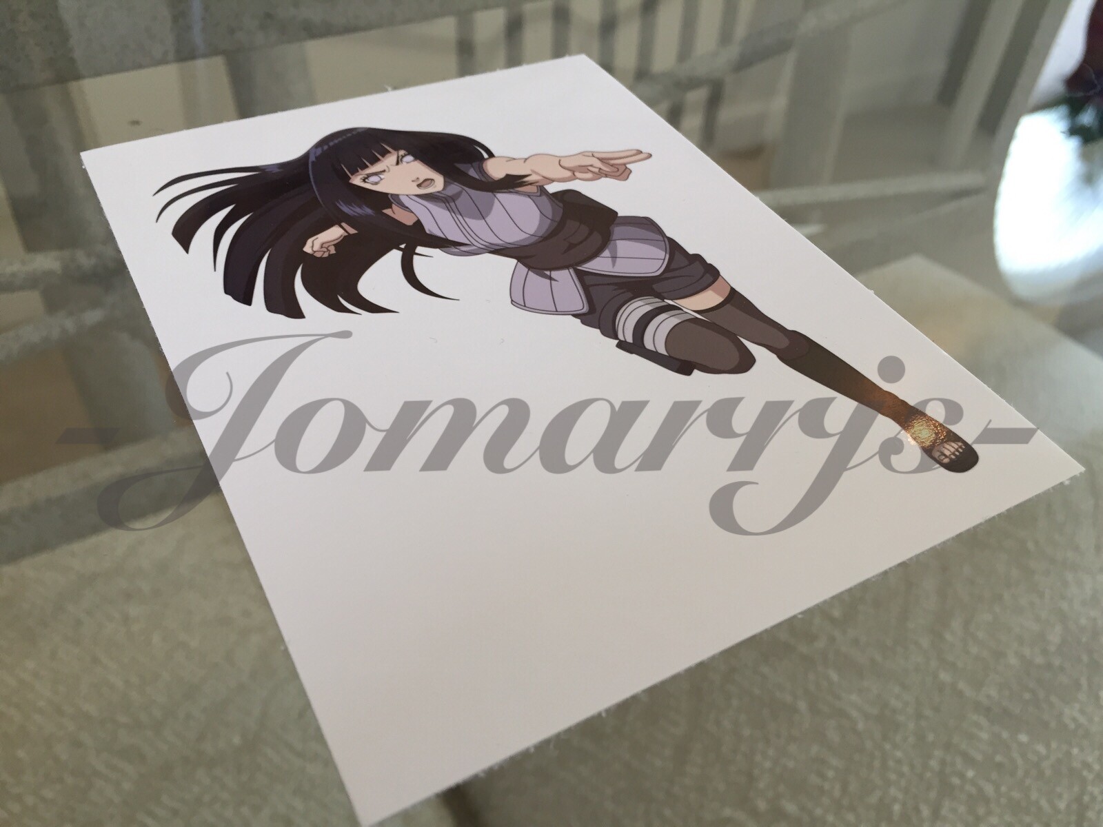 Naruto – Anime – Hinata Hyuga Sticker Decals Vinyl Sign Comic laptop surface