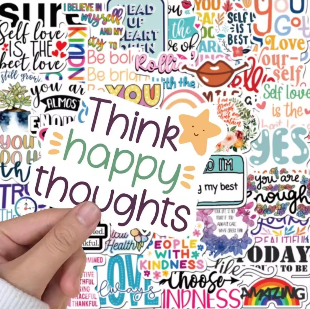 10 PCS Inspirational Motivational Quotes Sayings Stickers BRAND NEW