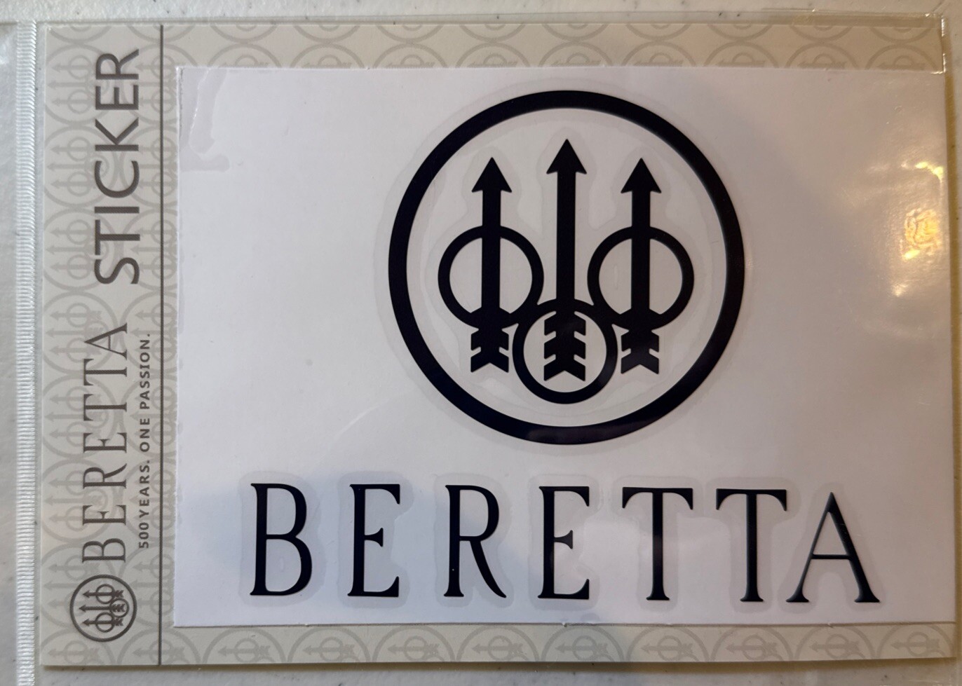 Beretta Firearms Pistol Rifle Logo Car Truck Window Gun Case Vinyl Decal Sticker