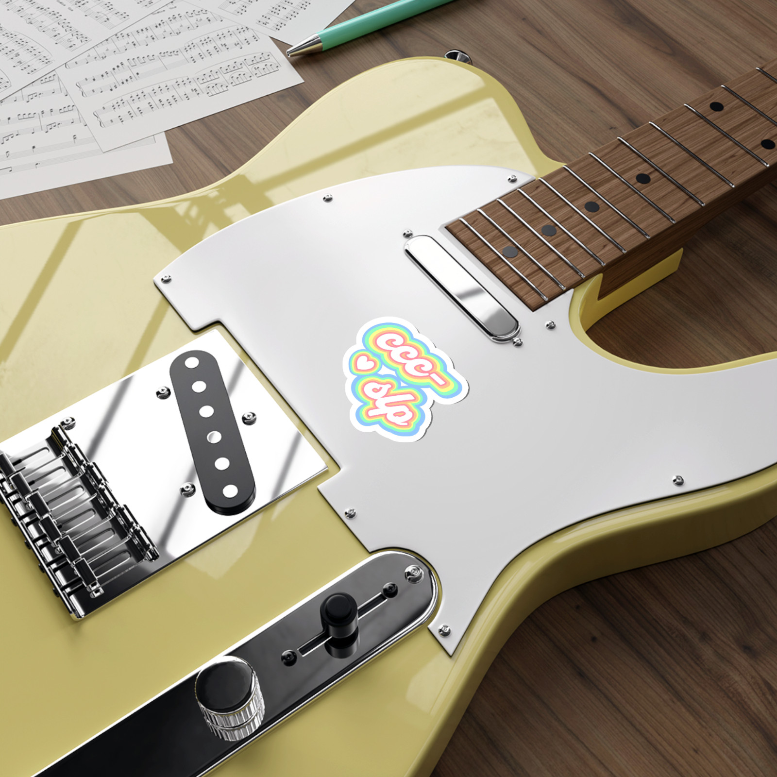 CCC-SLP Retro Pastel Die-Cut Cute Vinyl Sticker Speech Languag Pathologist Gift