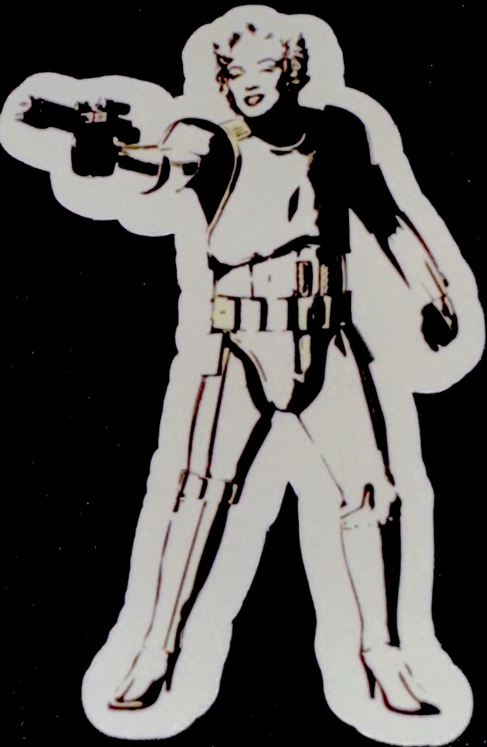 MARILYN MONROE STICKER✨💋❤️‍🔥👠✨4” X 2 3/4”✨GLOSSY✨STAR WARS✨SEXY & CUTE✨👠💫