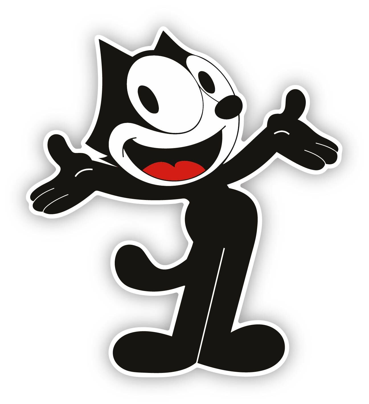 Felix the Cat Cartoon Comic Sticker laptop wall car phone Kids Family