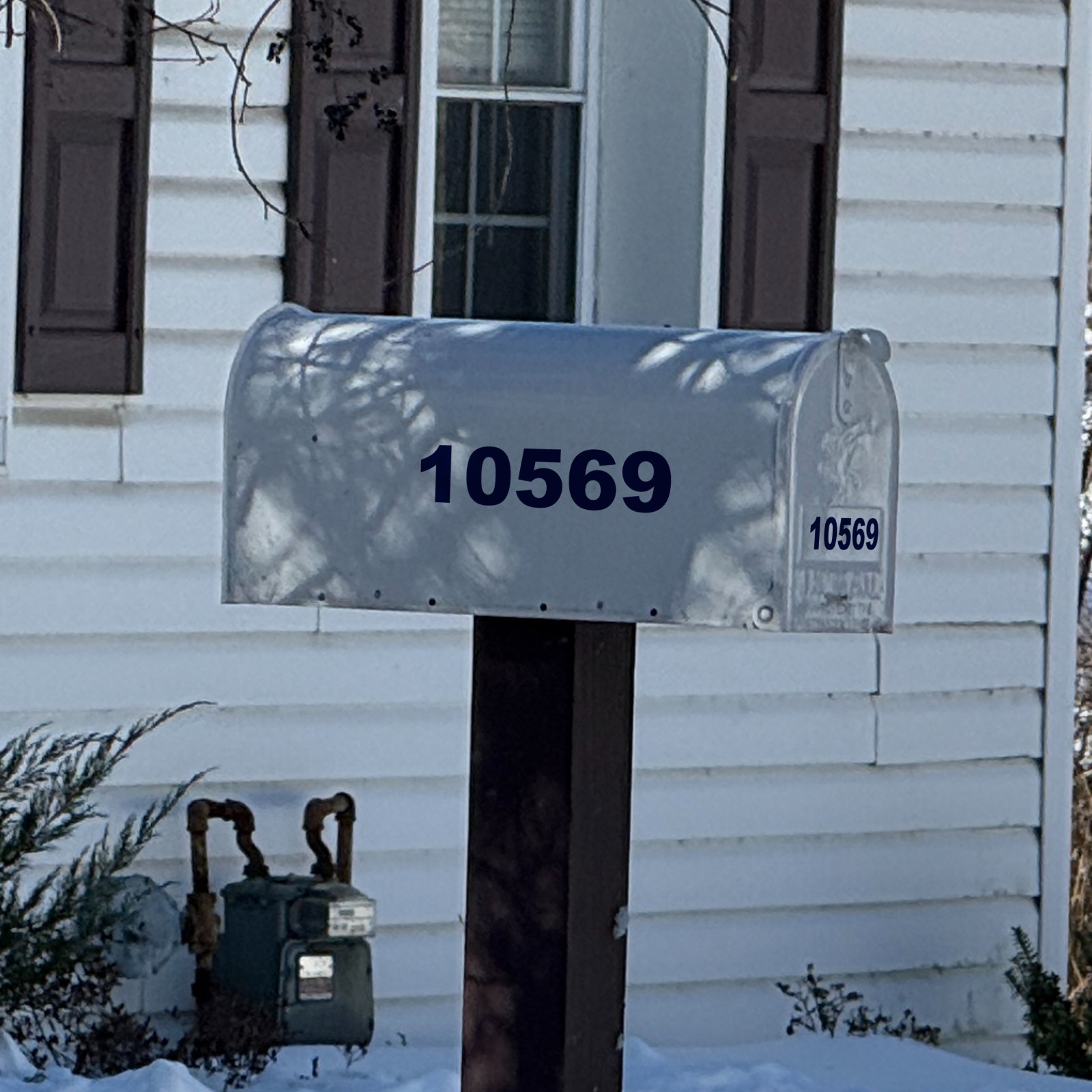Mailbox Number Sticker Decal