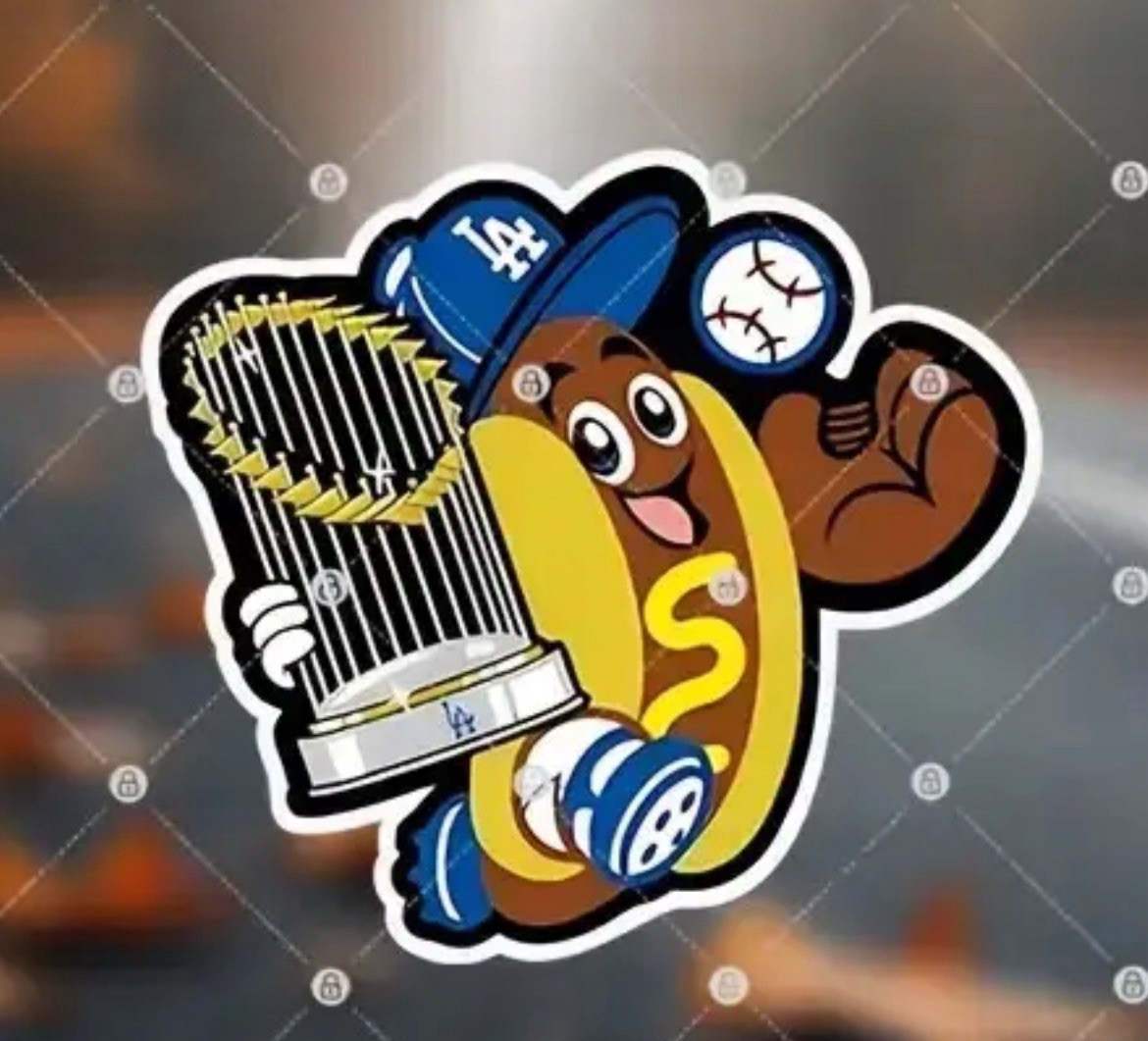 Los Angeles Dodgers World Champions Decal