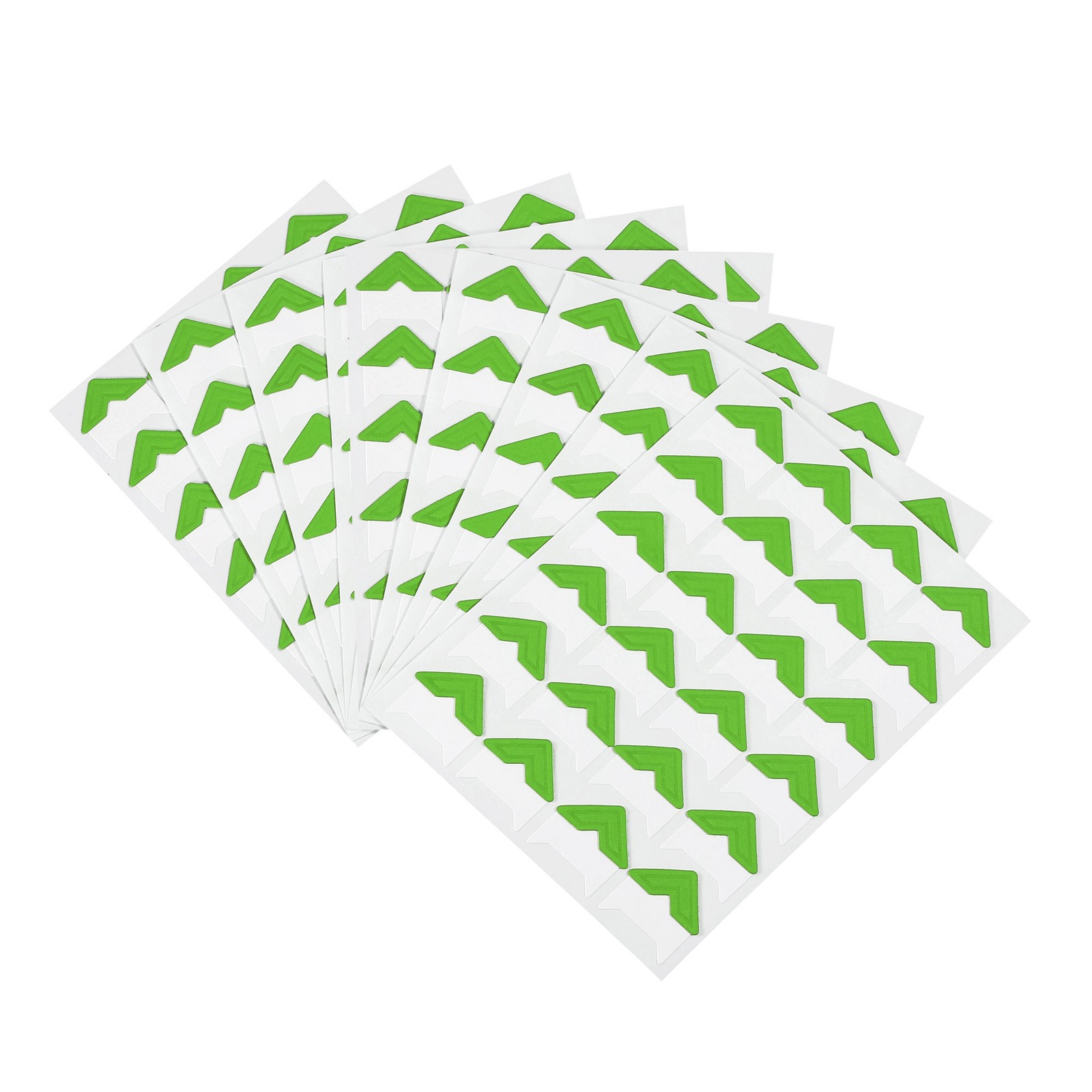 15Sheets/240Pcs Photo Corners Adhesive DIY Picture Mounting Sticker Green