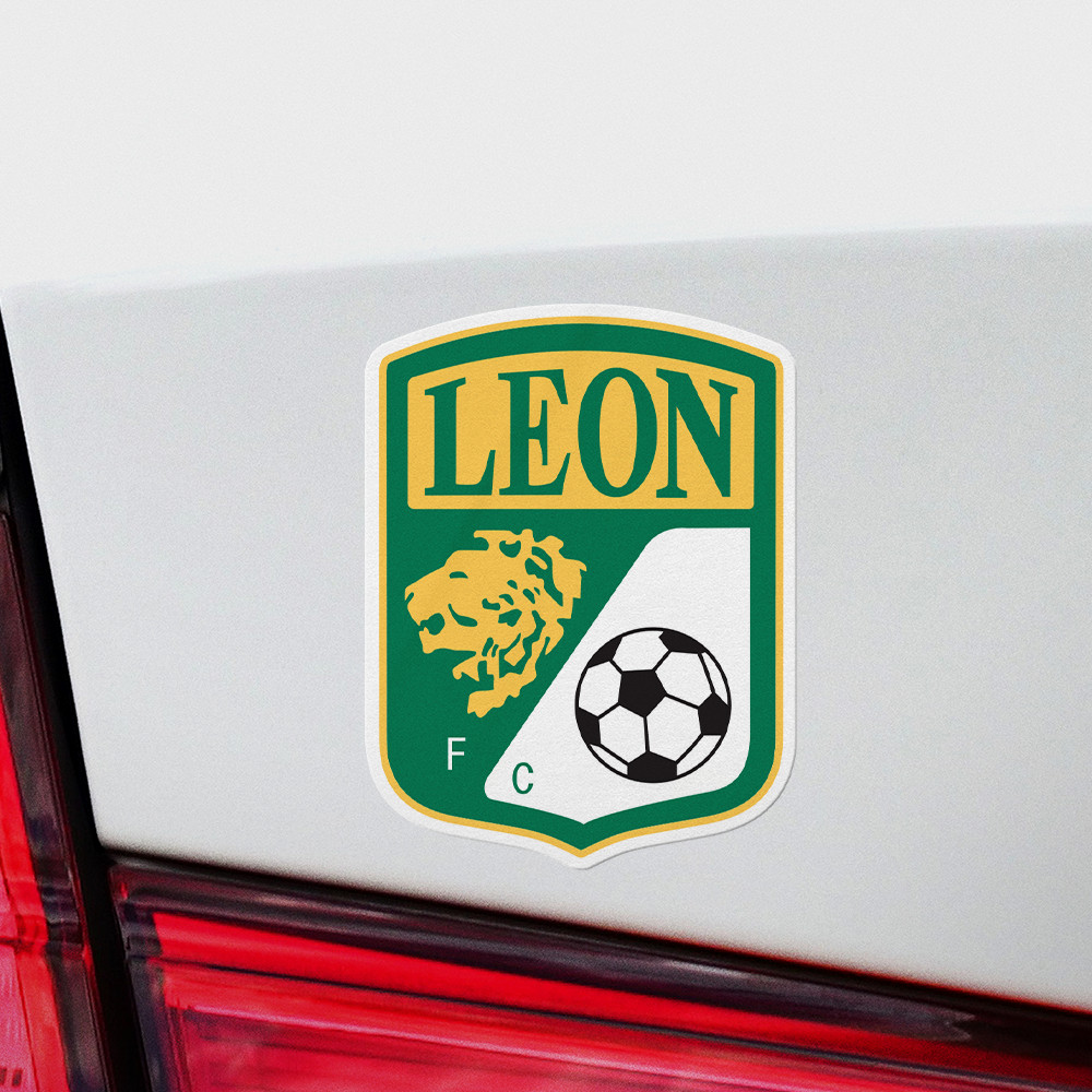 (4 Pack) Club Leon Mexico Vinyl Sticker Decal Calcomania Guanajuato La Fiera