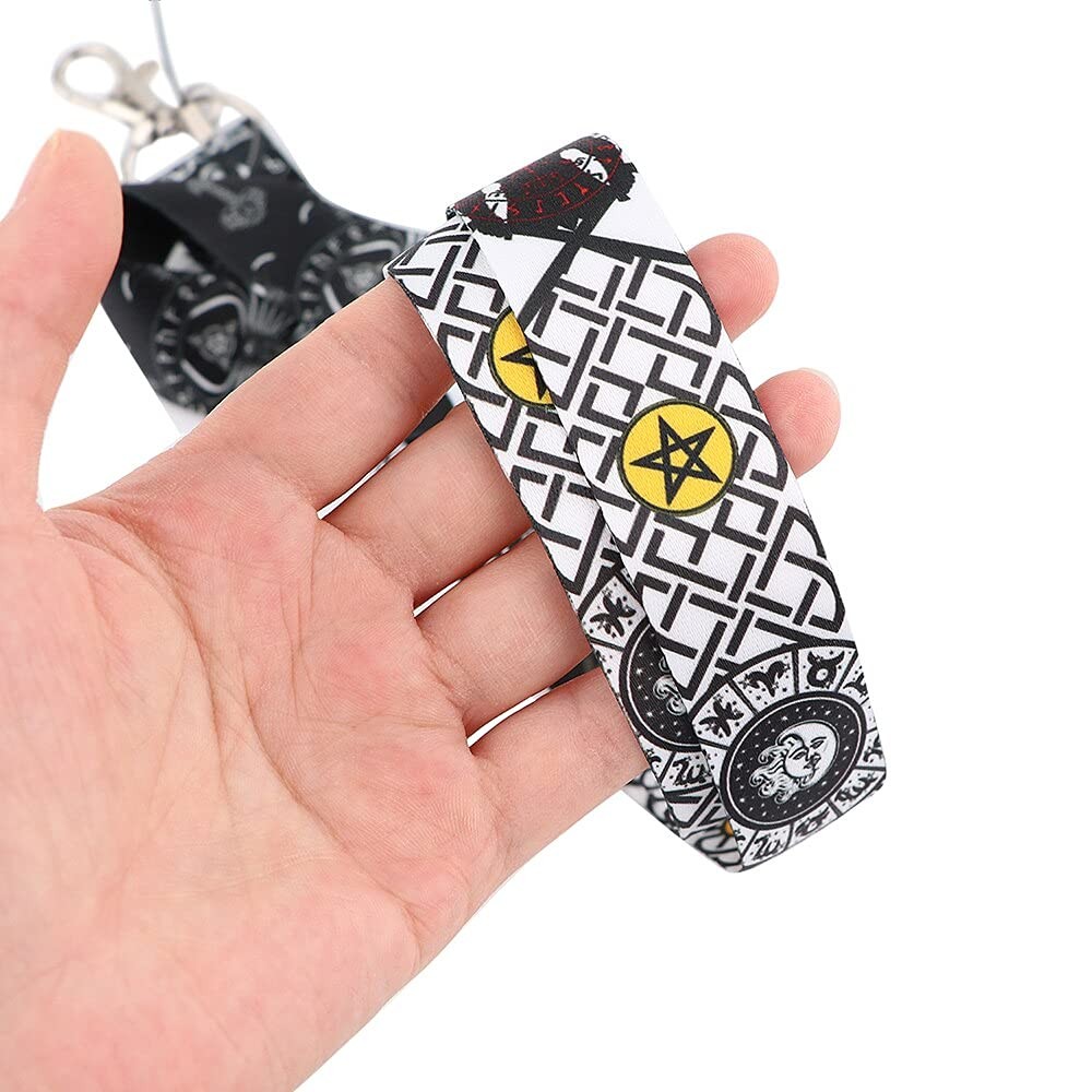 Pinstant Viking Norse Rune Symbol Thor Odin Gods 17.7" Neck Lanyard Keychain