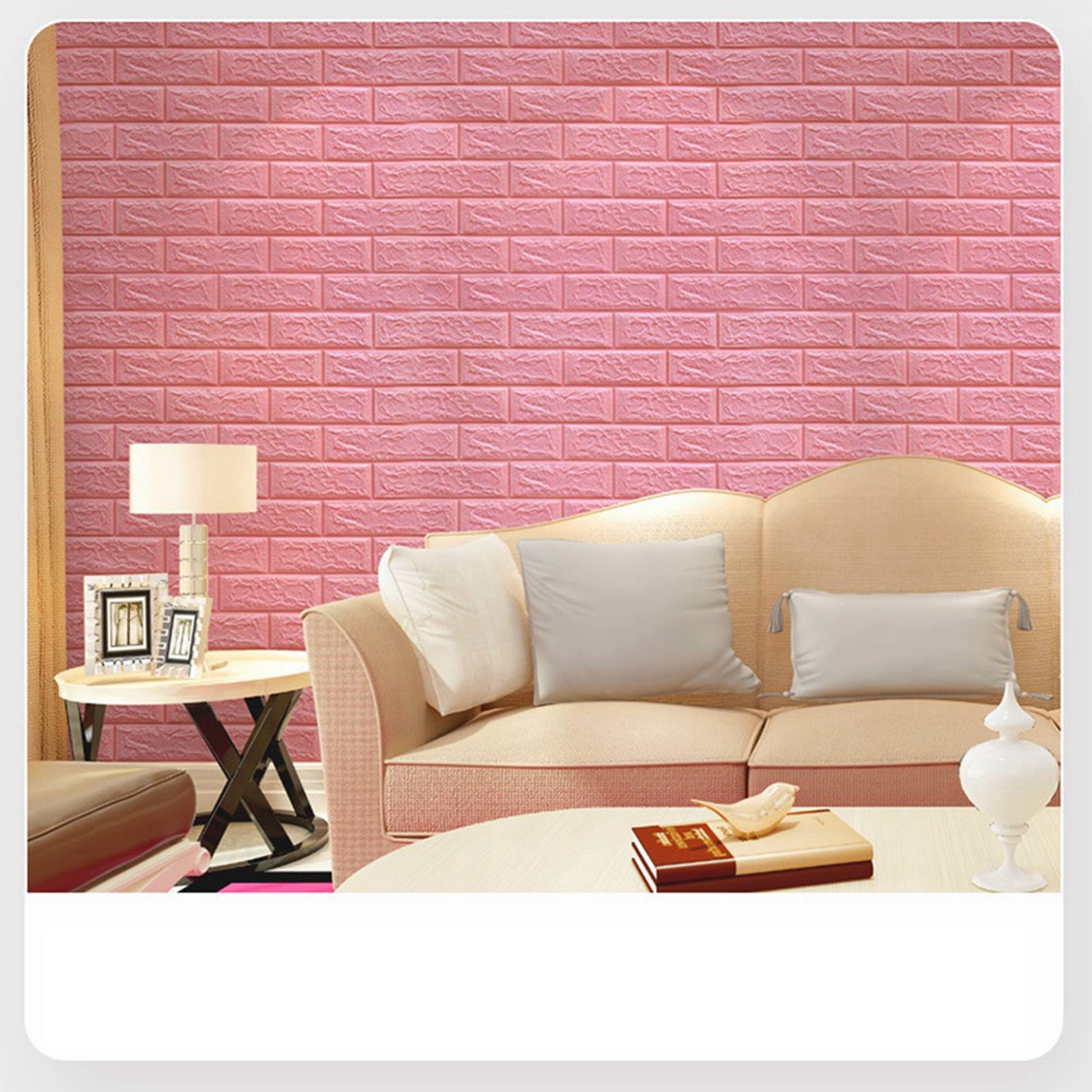 30Pcs Self-Adhesive 3D Brick Sticker DIY Foam Room Kitchen Roof Ceiling5169
