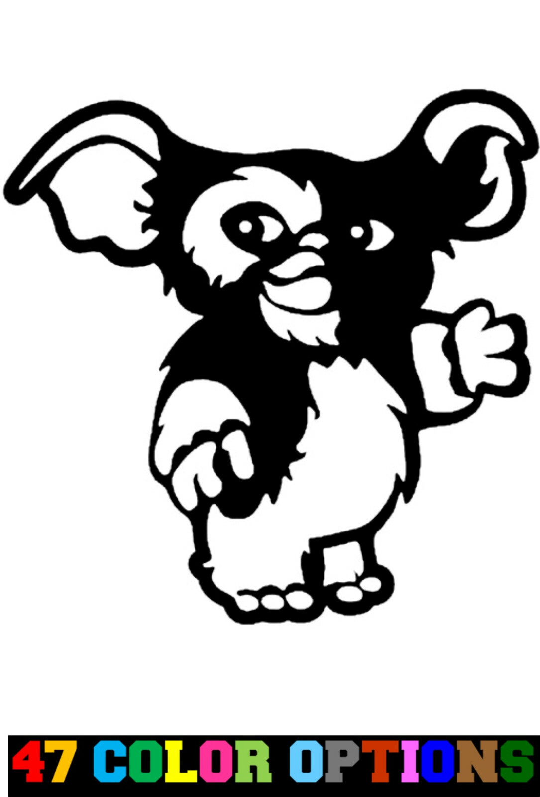 Vinyl Decal Truck Car Sticker Laptop – Movies Horror Gremlins Gizmo v2