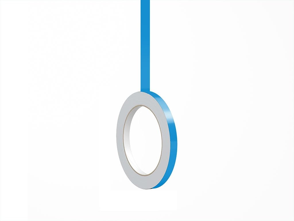 Light Blue Vinyl Pinstriping Tape 3/4in x 150ft Roll for Custom Striping