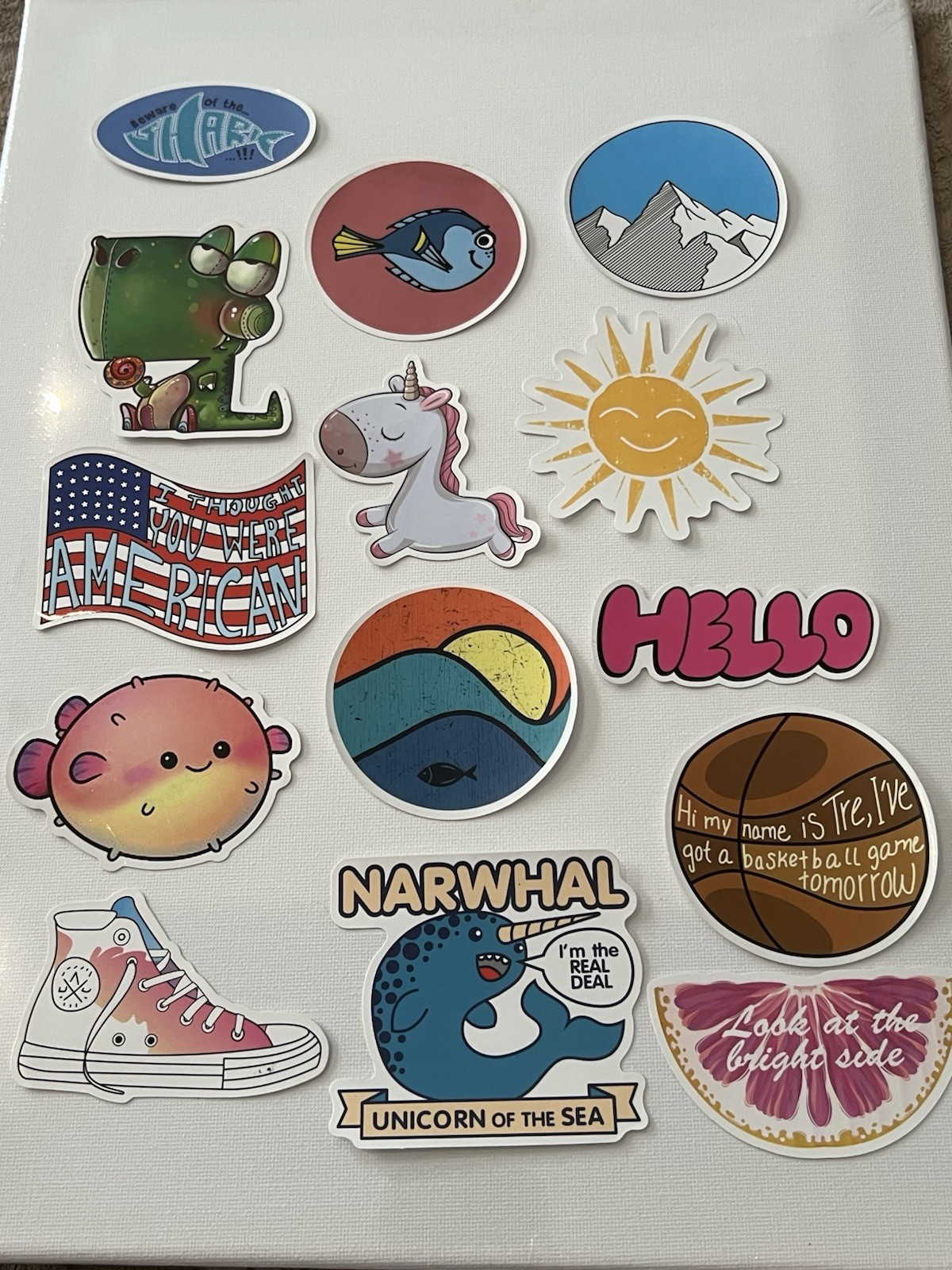 Vinyl Sticker Lot Multicolor Water Resistant Animals Nature Disney Inspirational