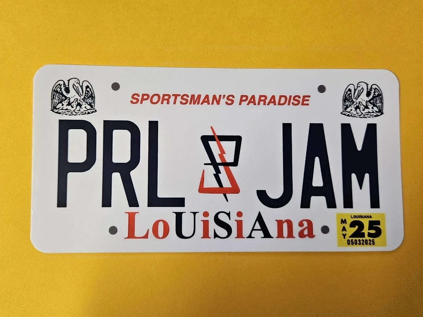 Pearl Jam 6"x3" Custom License 2025 Die-Cut Vinyl Sticker *Choose Your Own*