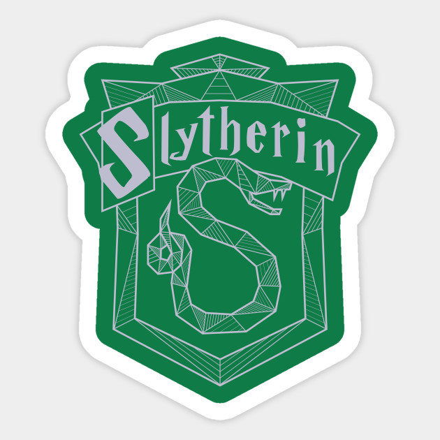 Slytherin Crest Logo Vinyl Wall Decal Room Phone Decor Sticker
