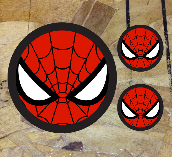 Spiderman Vinyl Decal Sticker Car Truck Laptop Spidey Spider man 3.5" – 3 for 1