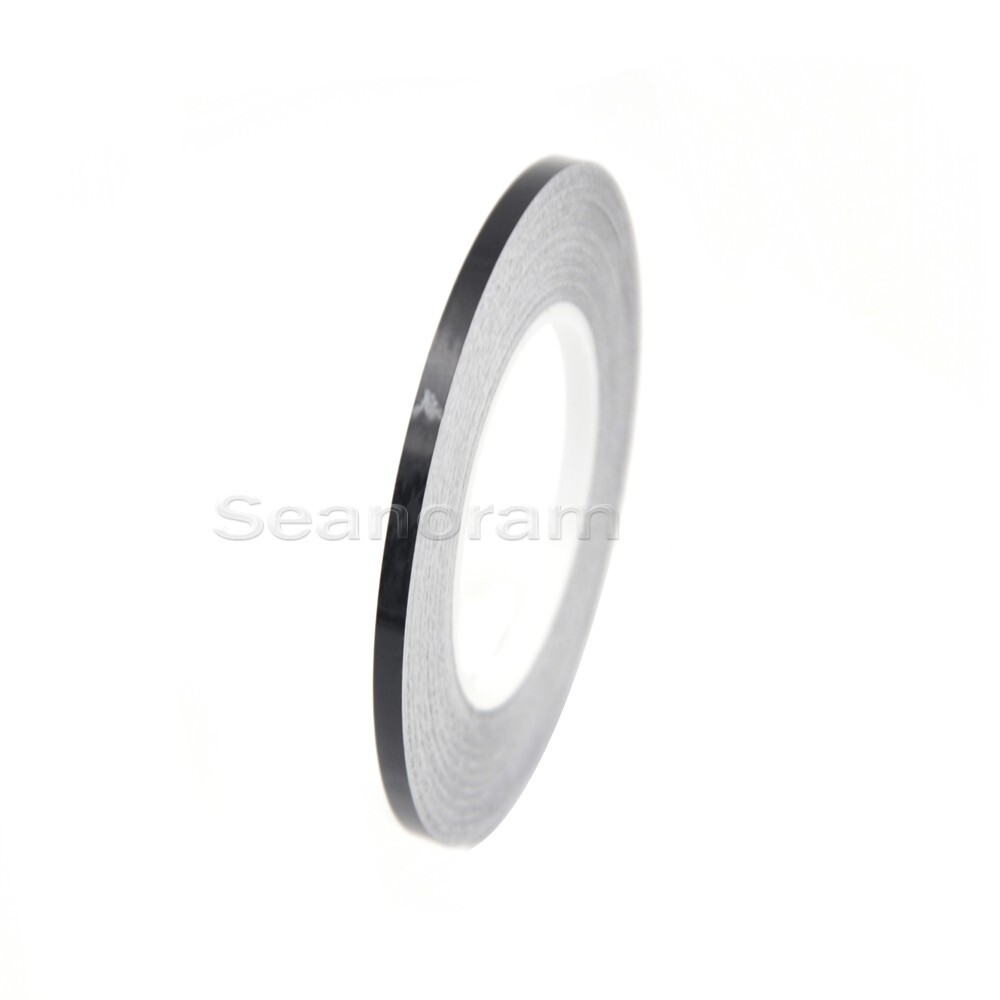 1/12" 2mm Black DIY Home Shop Bar Pinstriping Pin Stripe Decal Vinyl Sticker