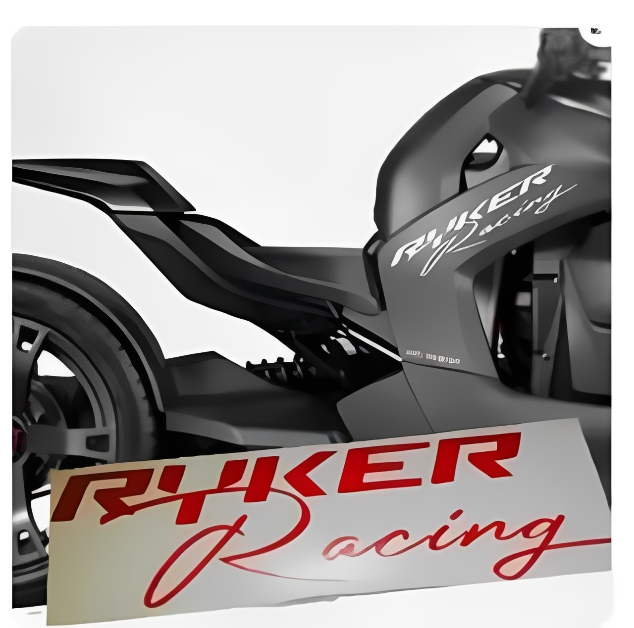 ryker racing 2.5" x 9" , sticker , stickers decal 14 color choices