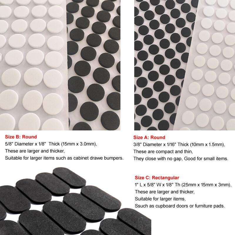 Self Adhesive Pad Foam Felt Furniture Pads Protect Table Scratches Drawer Bumper