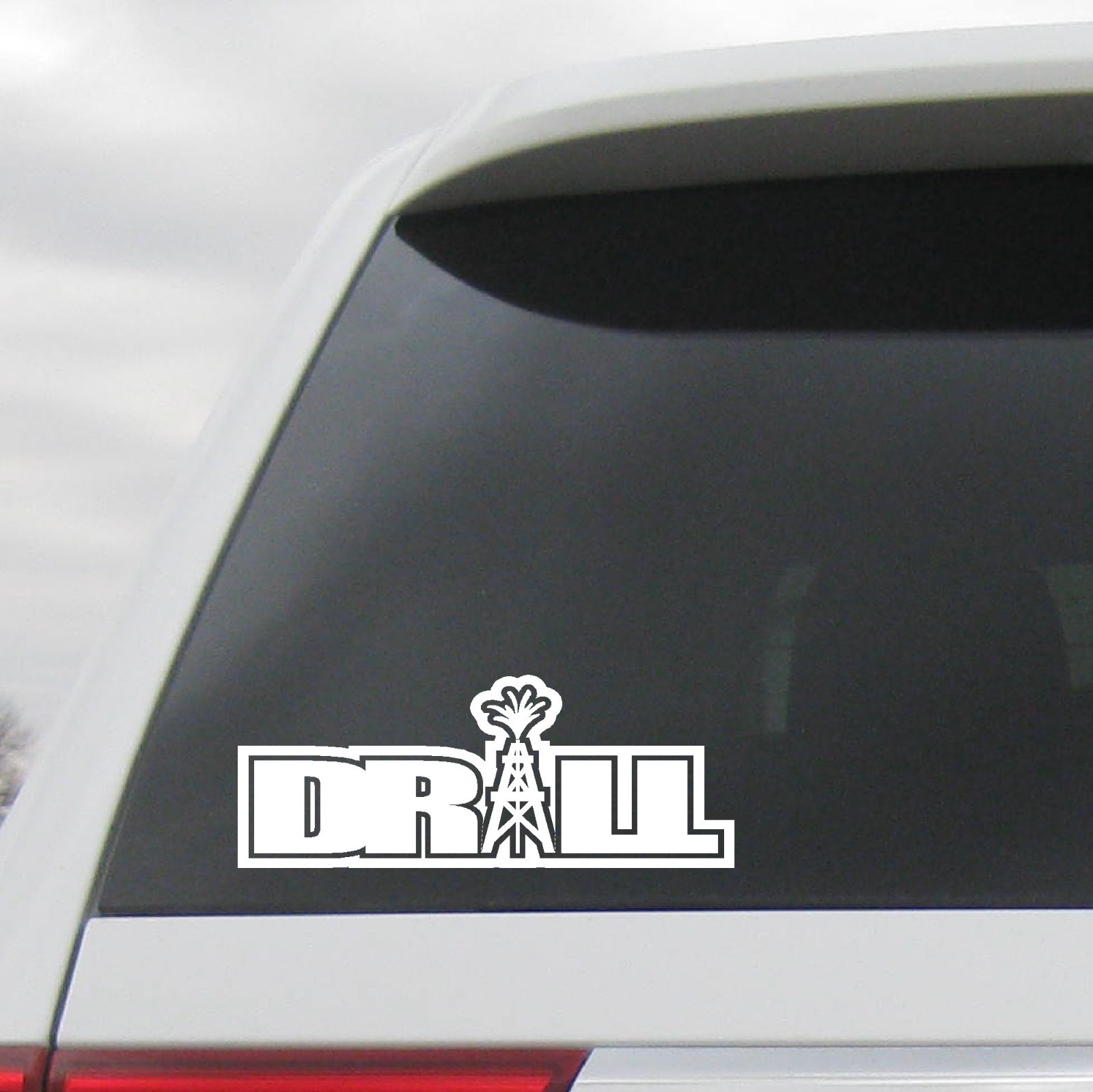 DRILL OIL RIG OILFIELD ROUGHNECK DECAL VINYL STICKER WINDOW CAR TRUCK