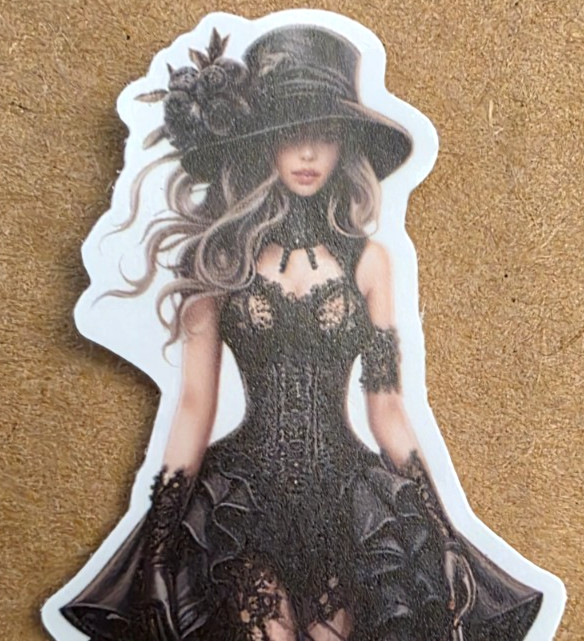 Halloween Sticker Girl Witch Vampire Ghost Gothic Punk Emo Steampunk Anime Manga