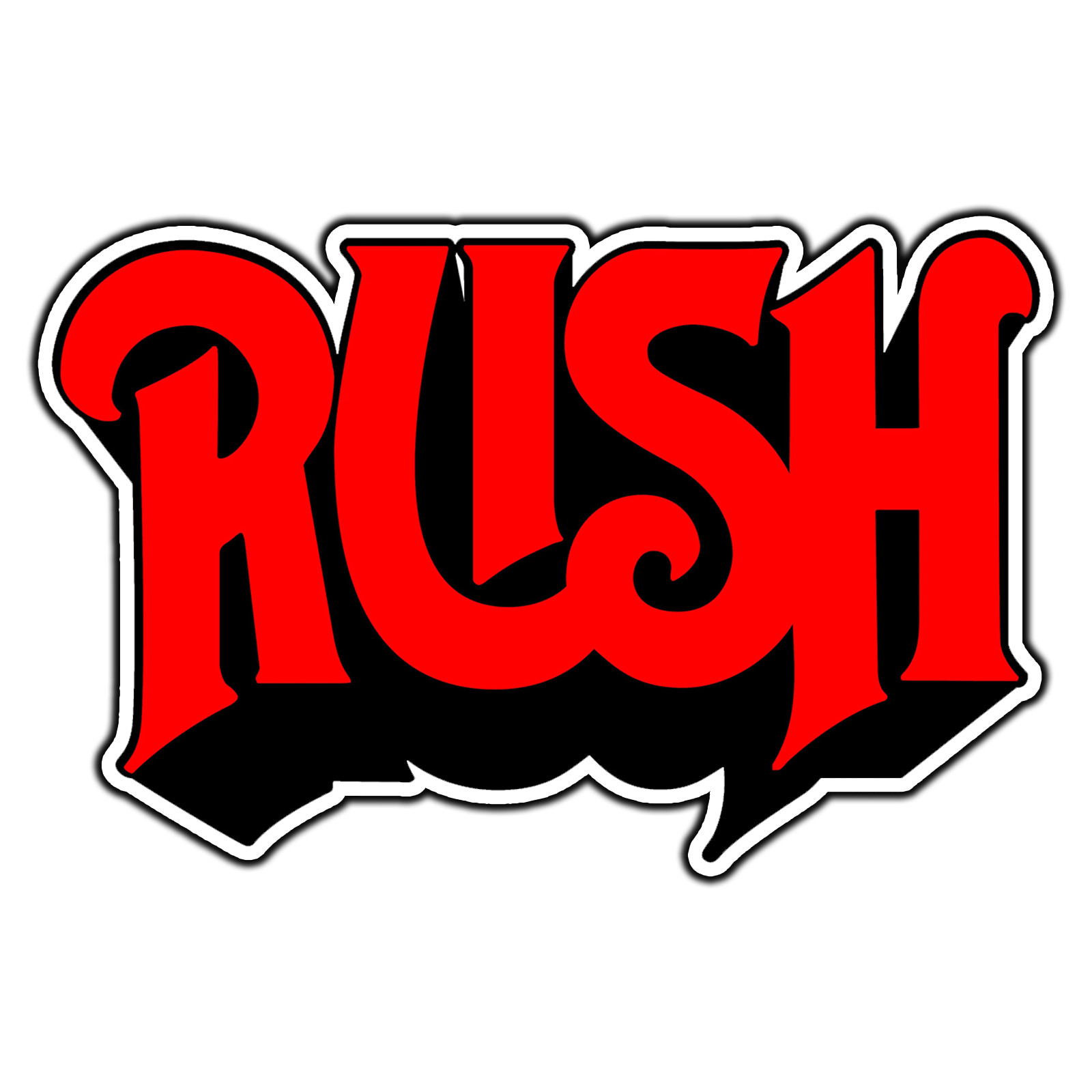Rush Rock Band Logo #1 Sticker Waterproof Vinyl Decal Die-Cut Laptop Car